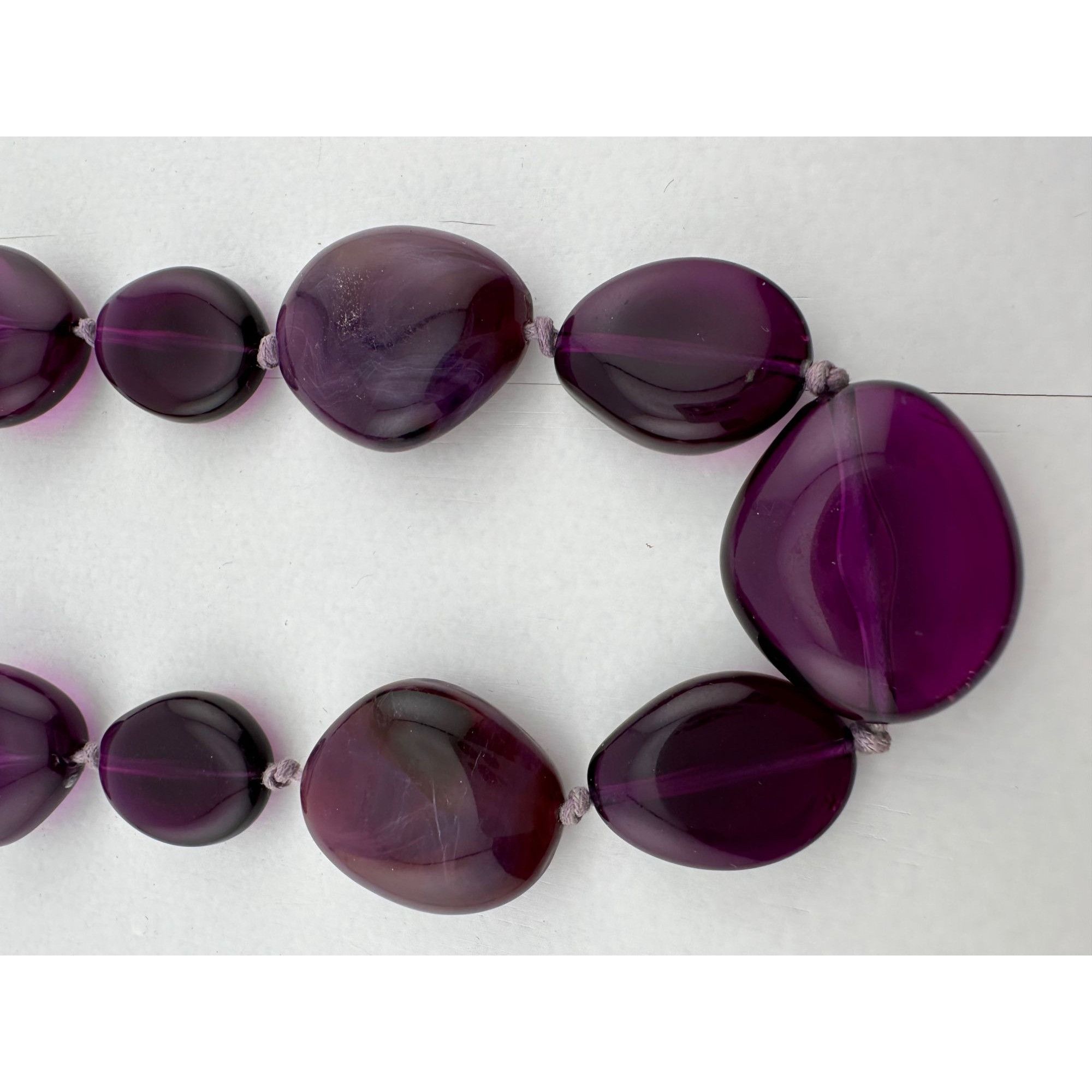 Other Women's Chunky Purple Necklace with Clasp Size ONE SIZE - 10 Thumbnail