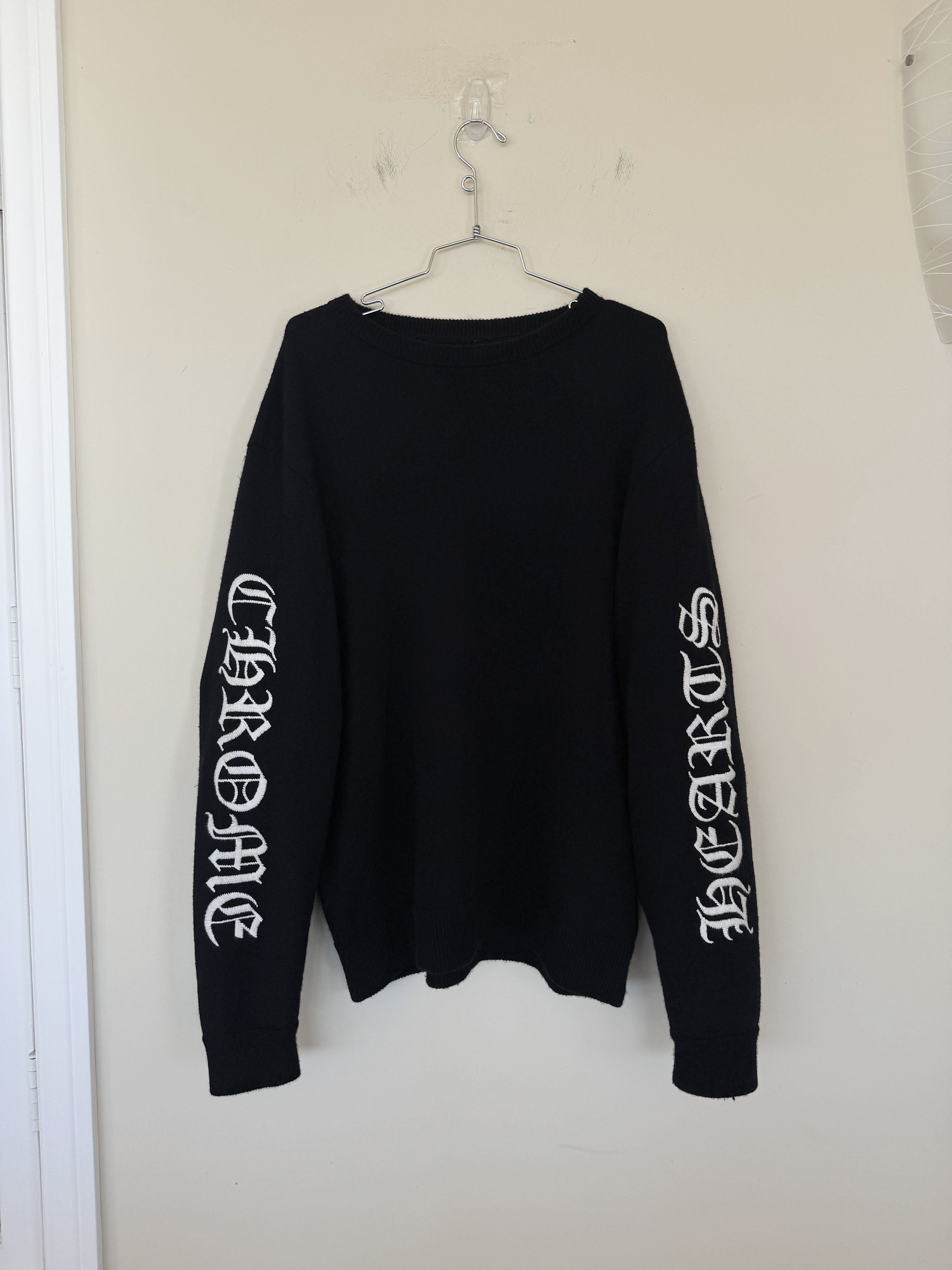 Chrome Hearts Chrome Hearts Embroidered Cashmere Sweater Size US L / EU 52-54 / 3 - 1 Thumbnail