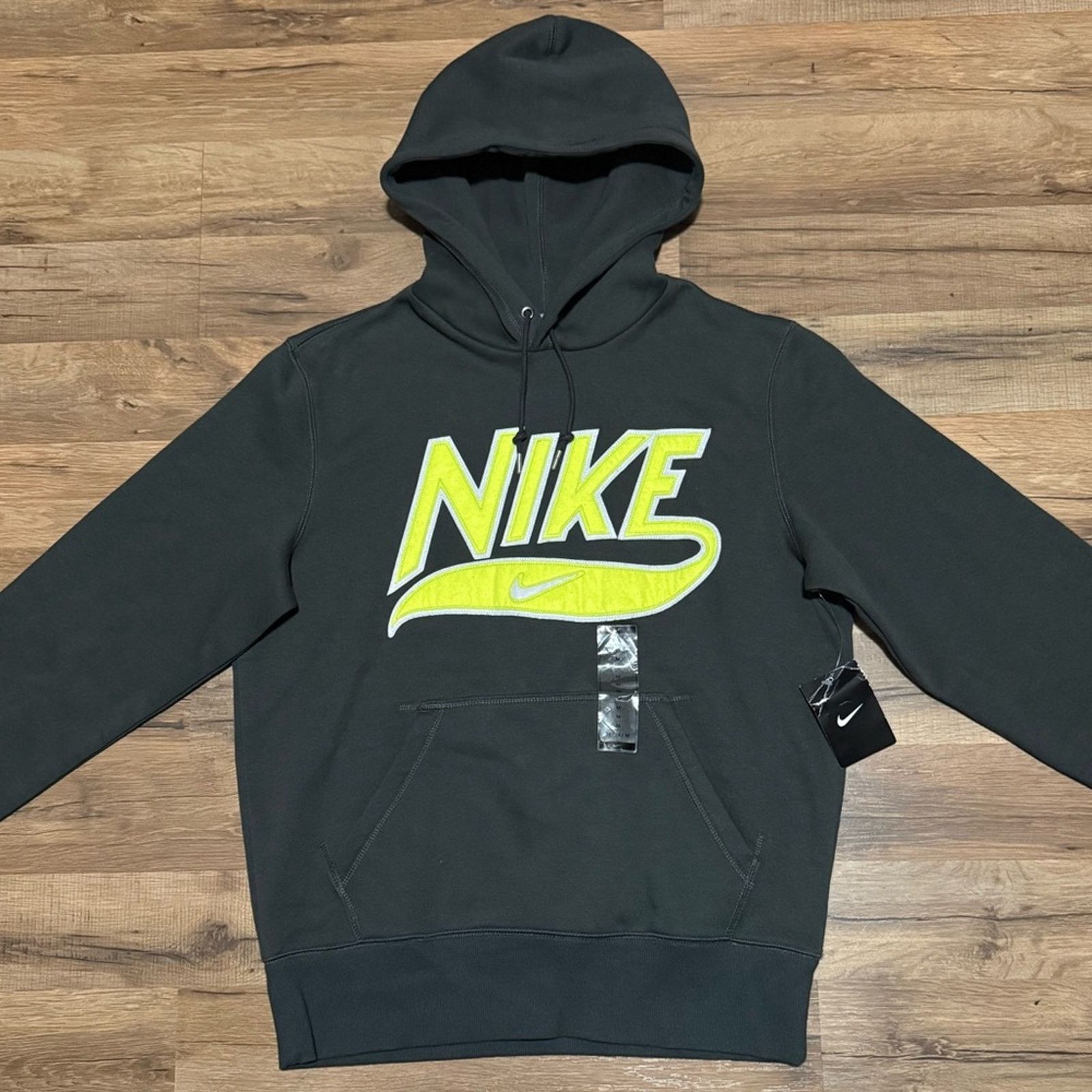 Nike 2012 Nike Spell Out Center Swoosh Hoodie Sweatshirt Size US M / EU 48-50 / 2 - 3 Thumbnail