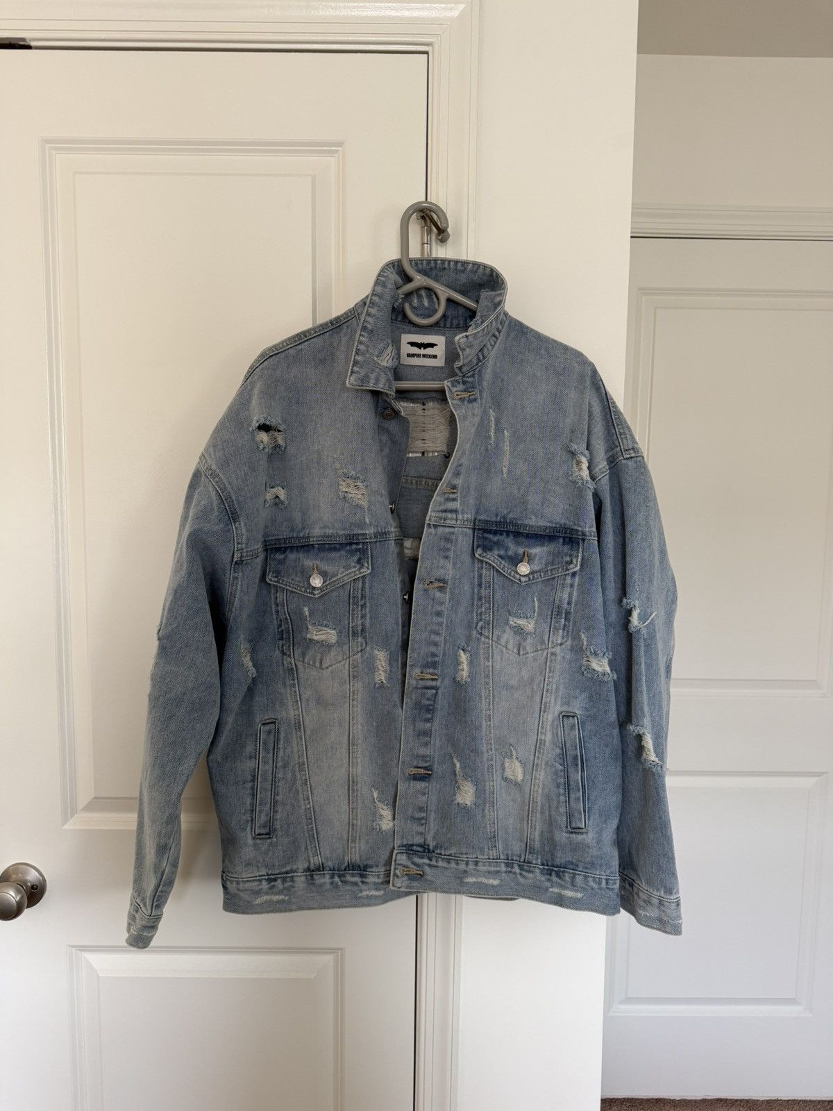 Other Korean Blue Denim Jacket Size US XL / EU 56 / 4 - 1 Thumbnail