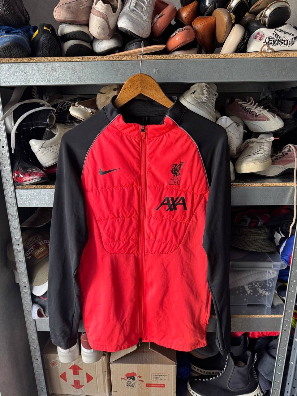 Nike LIVERPOOL NIKE 2020-2021 FOOTBALL TRAINING JACKET DRILL TOP Size US S / EU 44-46 / 1 - 2 Thumbnail