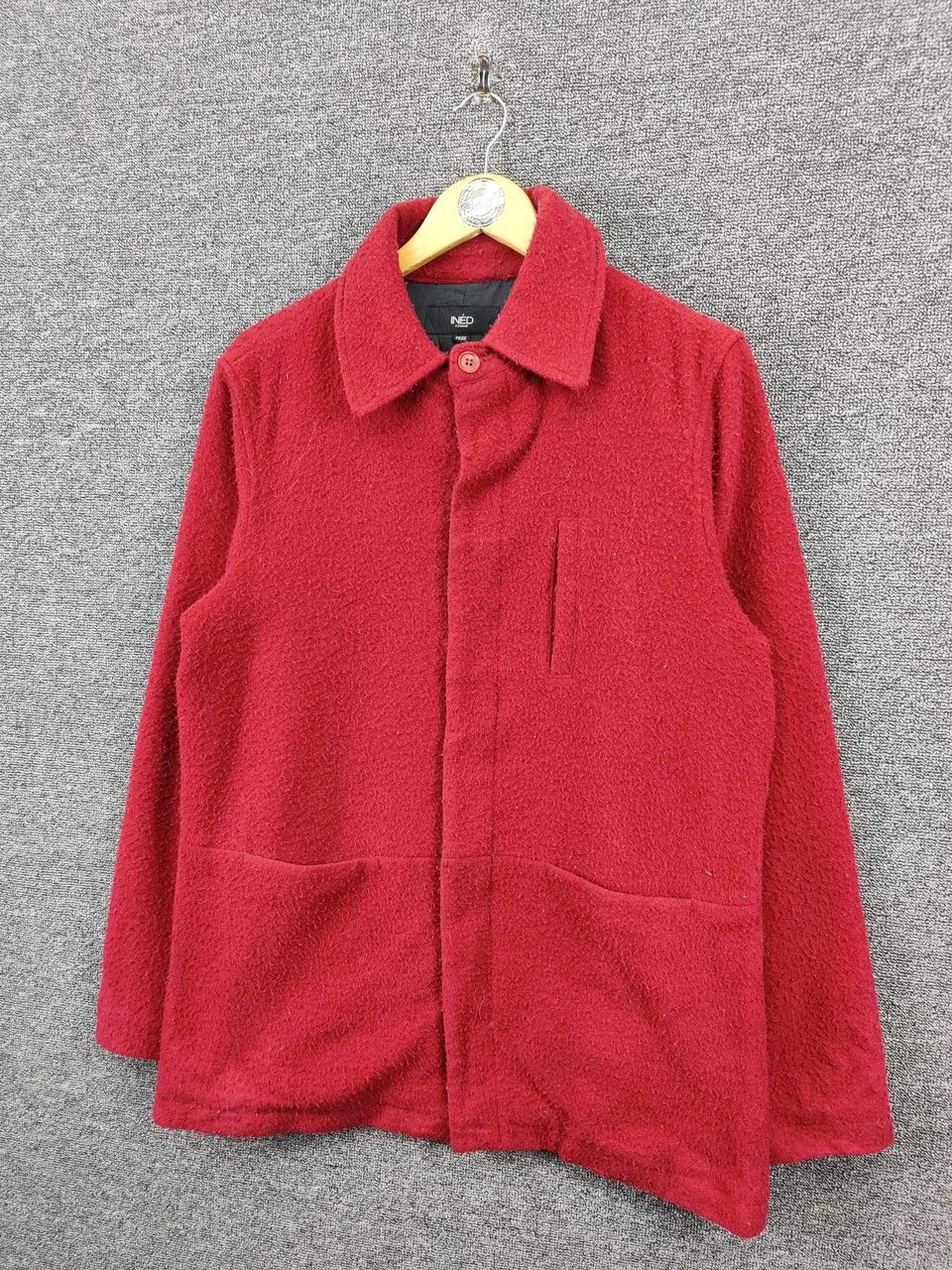 Yohji Yamamoto Vintage Ined Homme Japan Yohji Yamamoto Soft Wool Long Coat Size US M / EU 48-50 / 2 - 2 Thumbnail