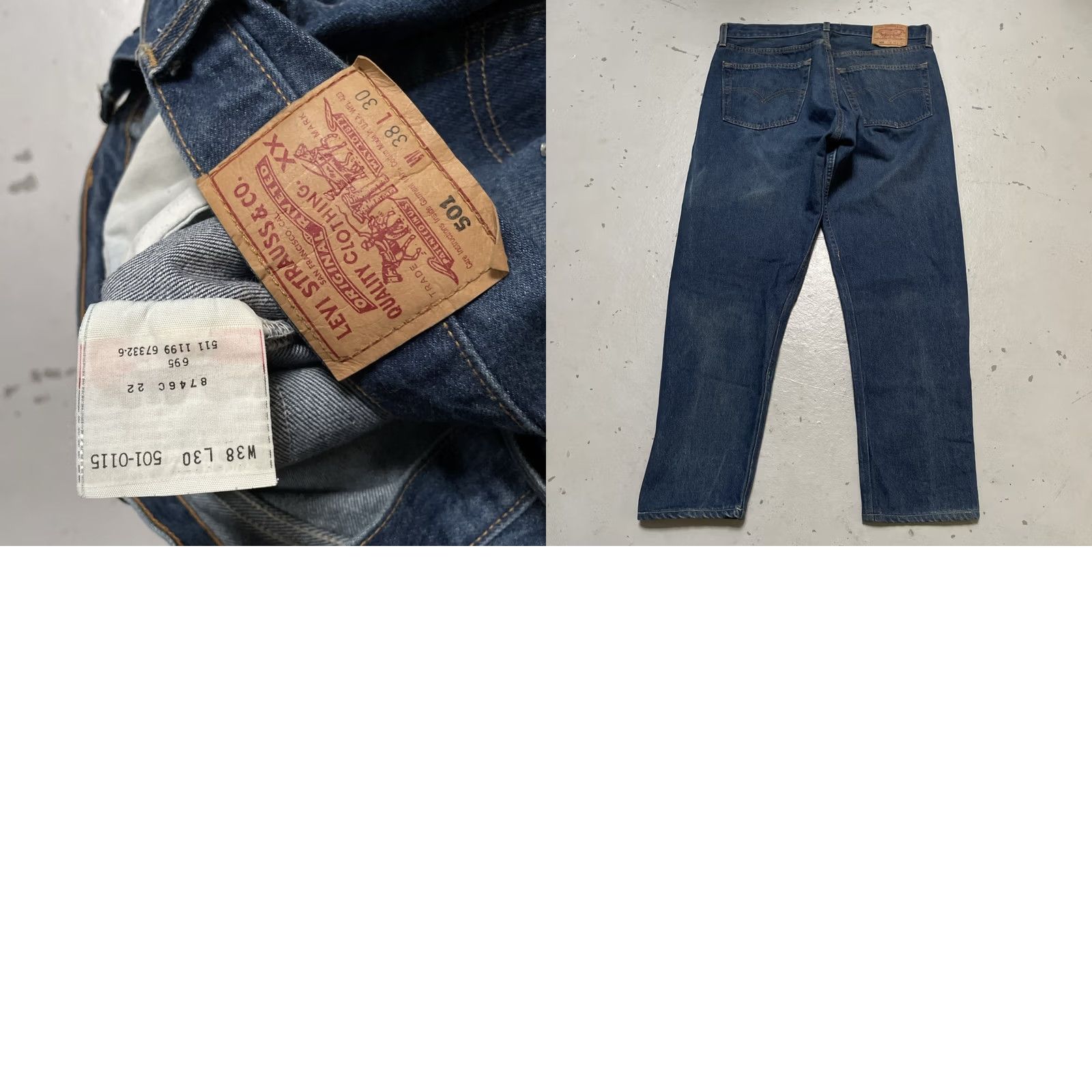 Levi's Item Specifications: Fabric Wash: Light Size US 38 / EU 54 - 8 Thumbnail