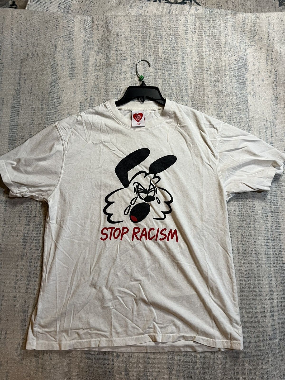 Girls Dont Cry Girls don’t Cry ‘Stop Racism’ Tee FINAL DROP | Grailed