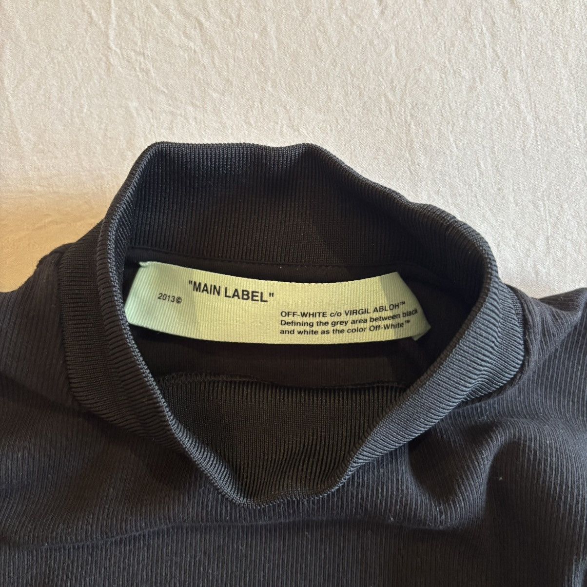 Off-White Off-White Black Mock neck Crop Top Size M / US 6-8 / IT 42-44 - 3 Thumbnail