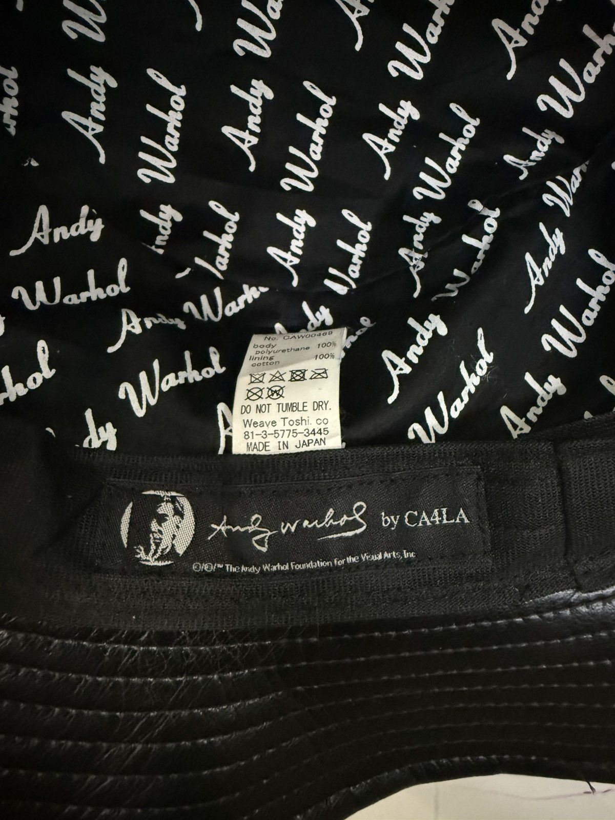 Andy Warhol CA4LA X ANDY WARHOL HAT Size ONE SIZE - 7 Thumbnail