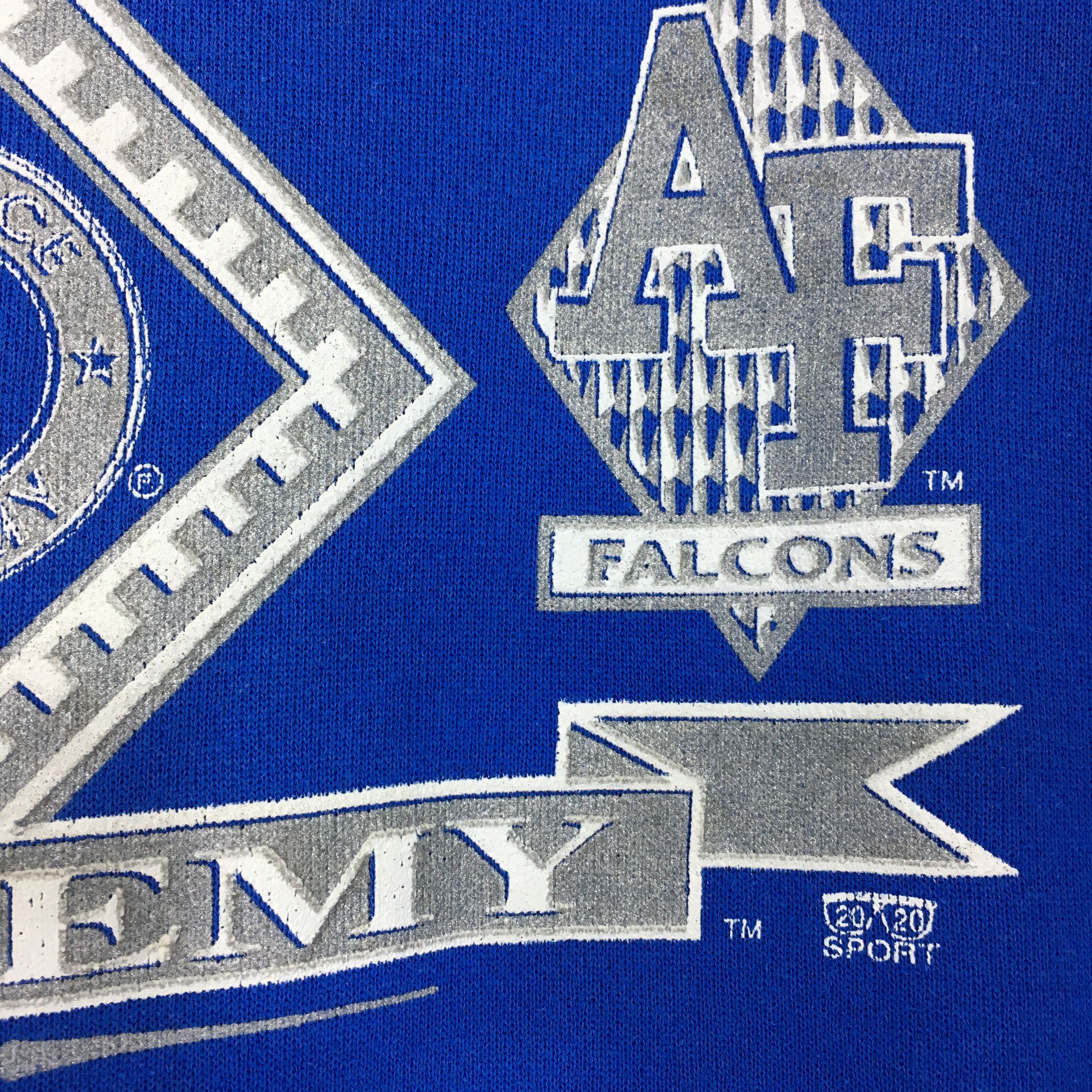 NCAA × Vintage Vintage 90s Air Force Falcons NCAA Sweatshirt Size US XL / EU 56 / 4 - 3 Thumbnail