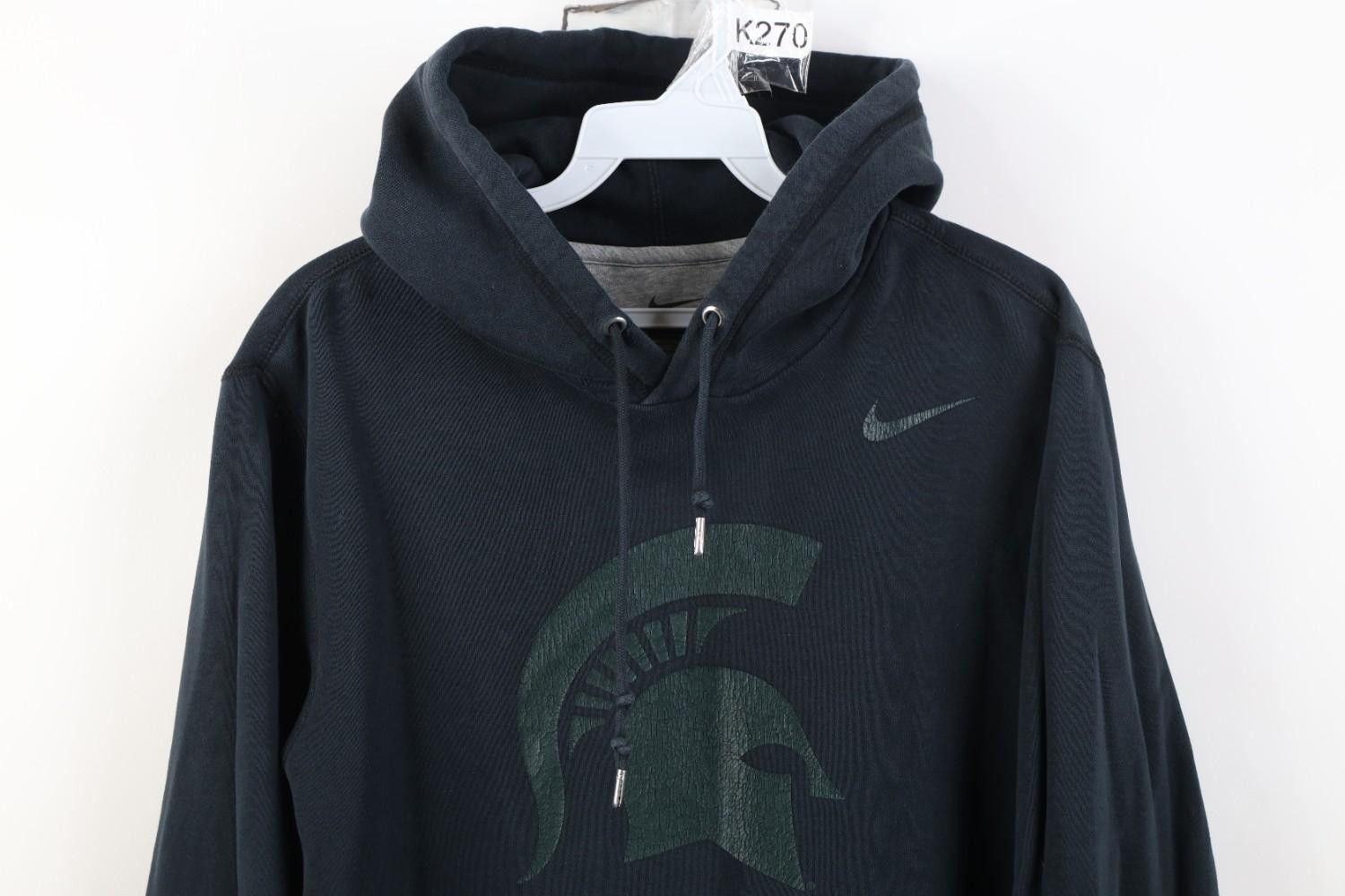 Nike Nike Mini Swoosh Michigan State University Hoodie Black Size US S / EU 44-46 / 1 - 2 Thumbnail