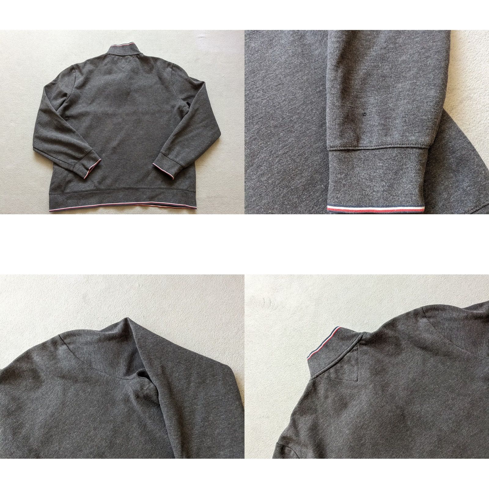 Tommy Hilfiger Tommy Hilfiger AMG Petronas Motorsport Sweatshirt Zip Mens Size L Gray Size US L / EU 52-54 / 3 - 10 Thumbnail