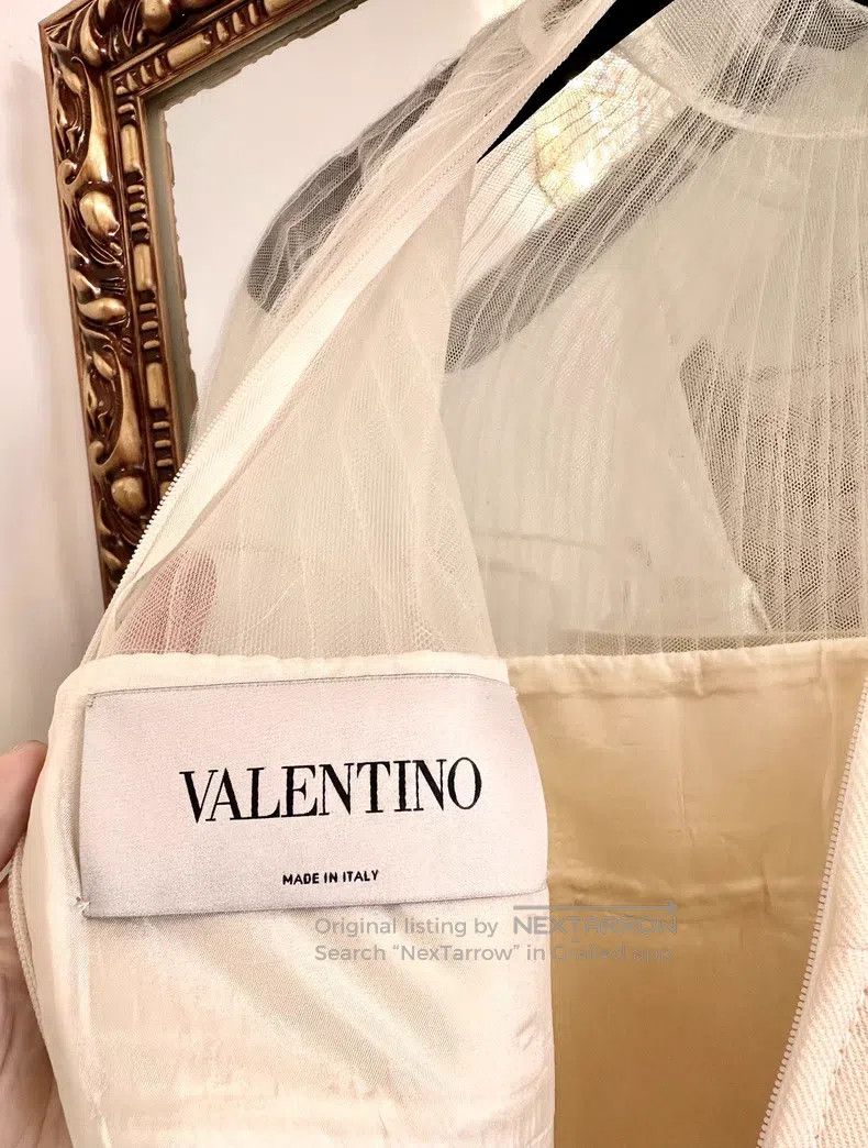 Valentino Valentino Mesh ruffled fairy dress with patchwork silk dre Size M / US 6-8 / IT 42-44 - 5 Thumbnail