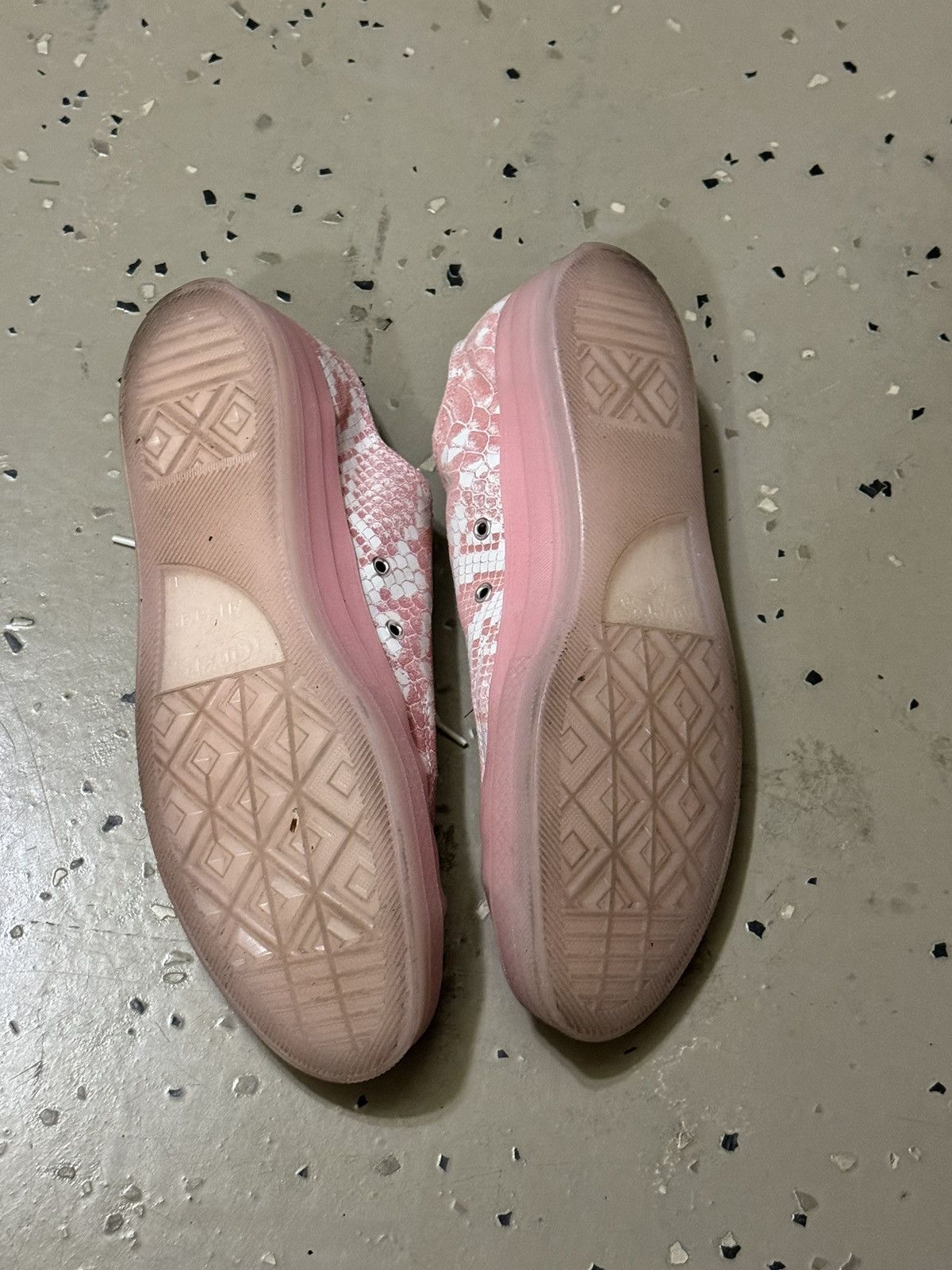 Converse × Golf Wang × Vintage Golf wang pink snake skin sneakers Size US 11.5 / EU 44-45 - 4 Thumbnail