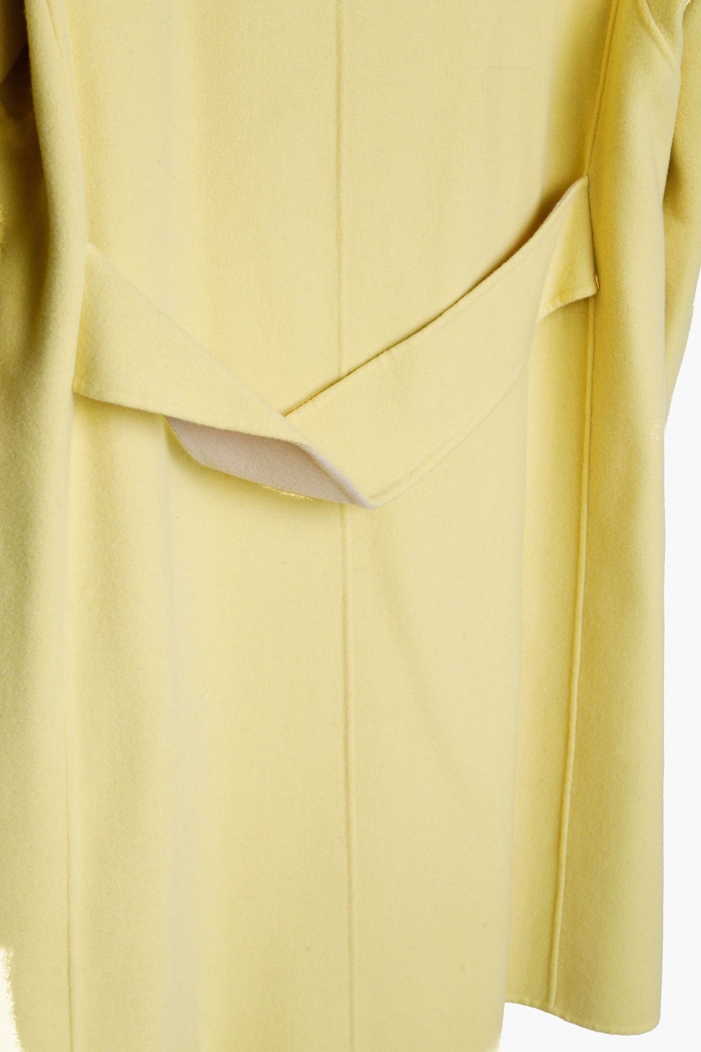 Max Mara Max Mara Weekend Reversible Beige & Yellow Wool-Blend Coat Size XL / US 12-14 / IT 48-50 - 9 Thumbnail