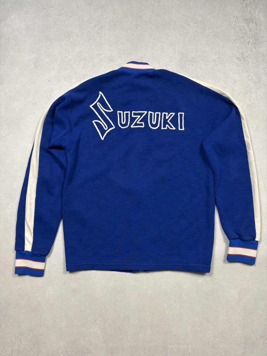 Vintage Vintage 80s Suzuki Racing Track Y2K Jacket Embroidered Logo Size US S / EU 44-46 / 1 - 1 Thumbnail
