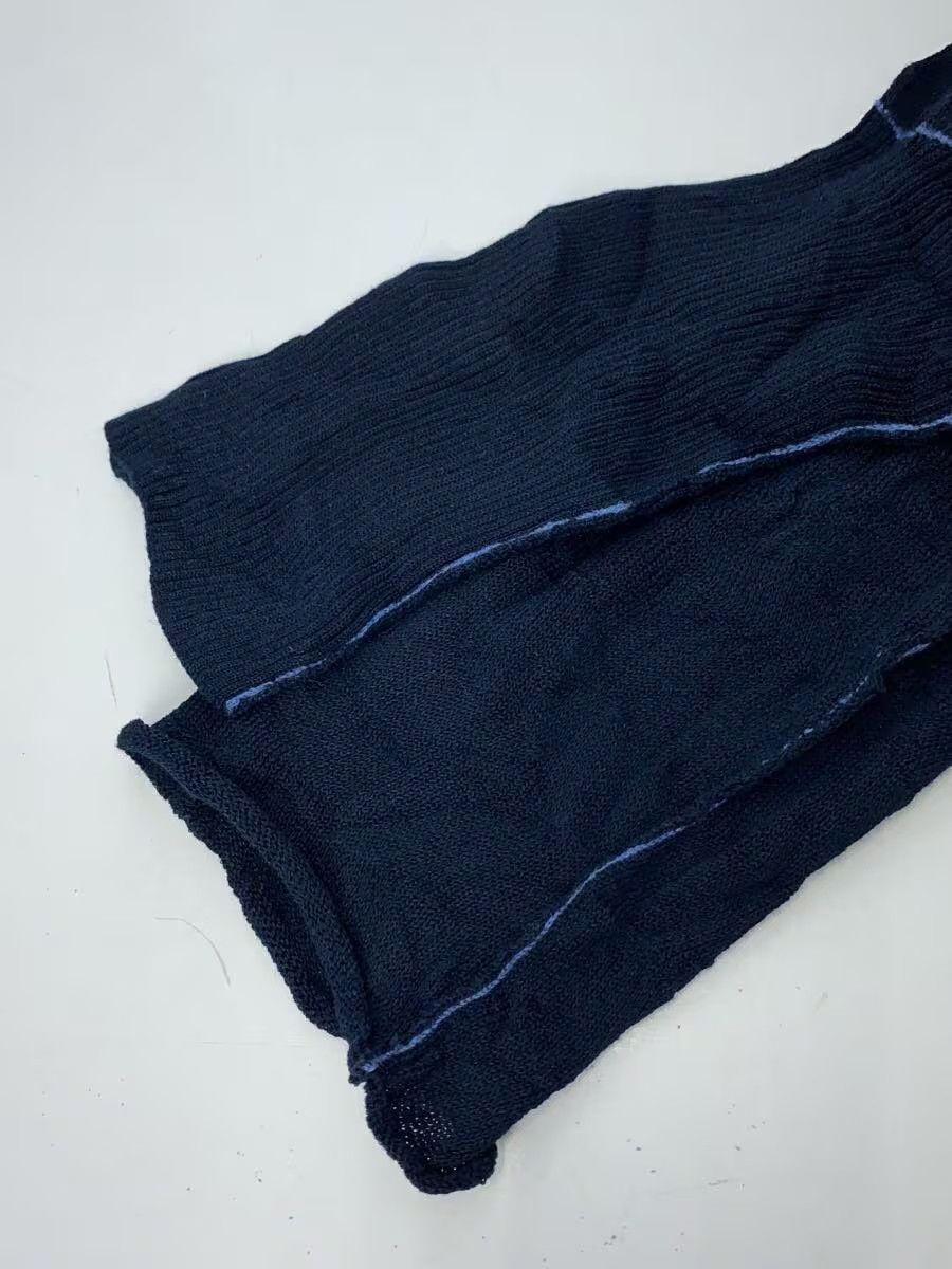 Yohji Yamamoto Contrast Exposed Stitch Knit Sweater Size US L / EU 52-54 / 3 - 3 Thumbnail