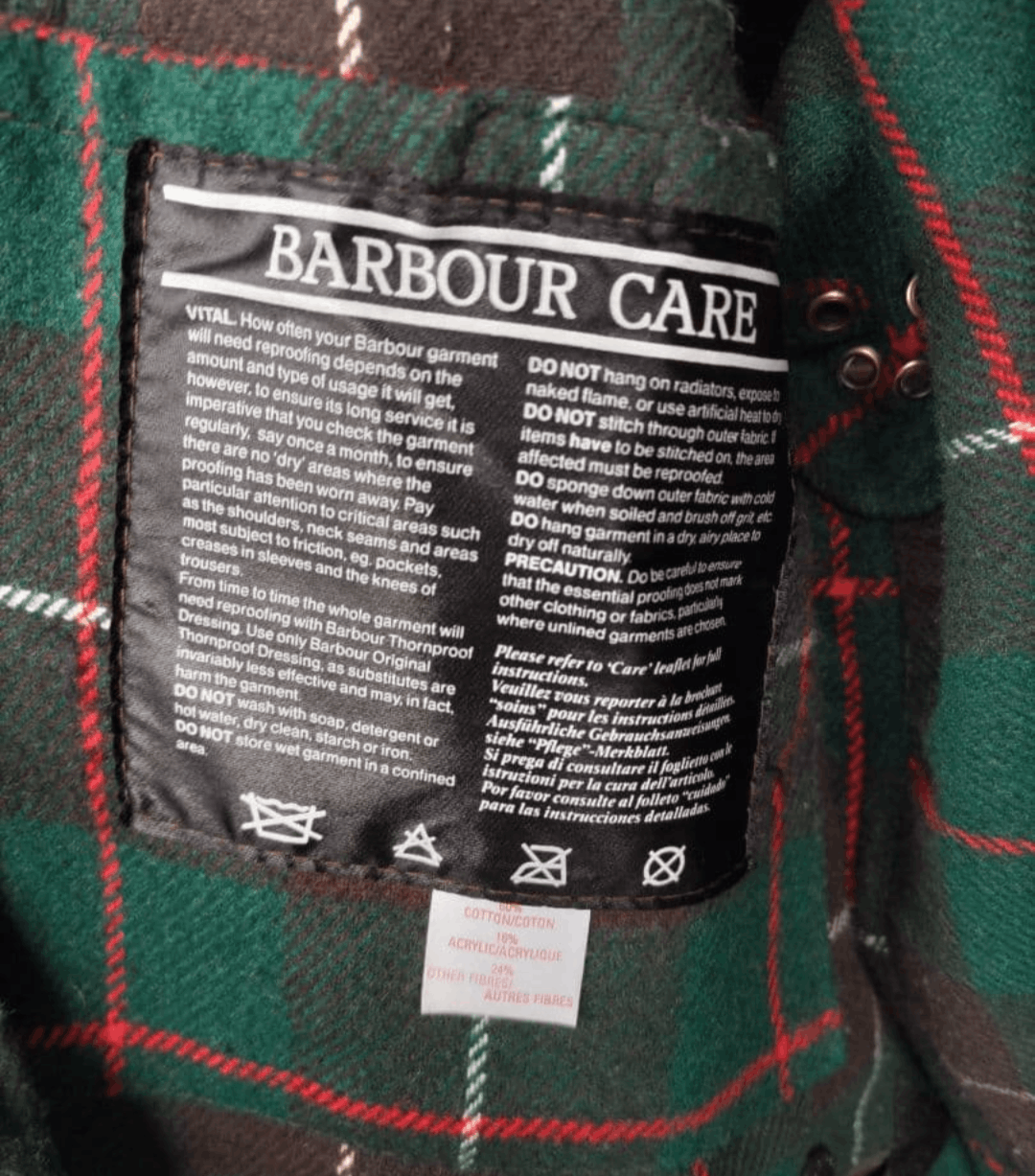 Barbour Excellent Condition★ 1980s Barbour NORTHUMBRIA C40 3 Crest Size US L / EU 52-54 / 3 - 9 Thumbnail
