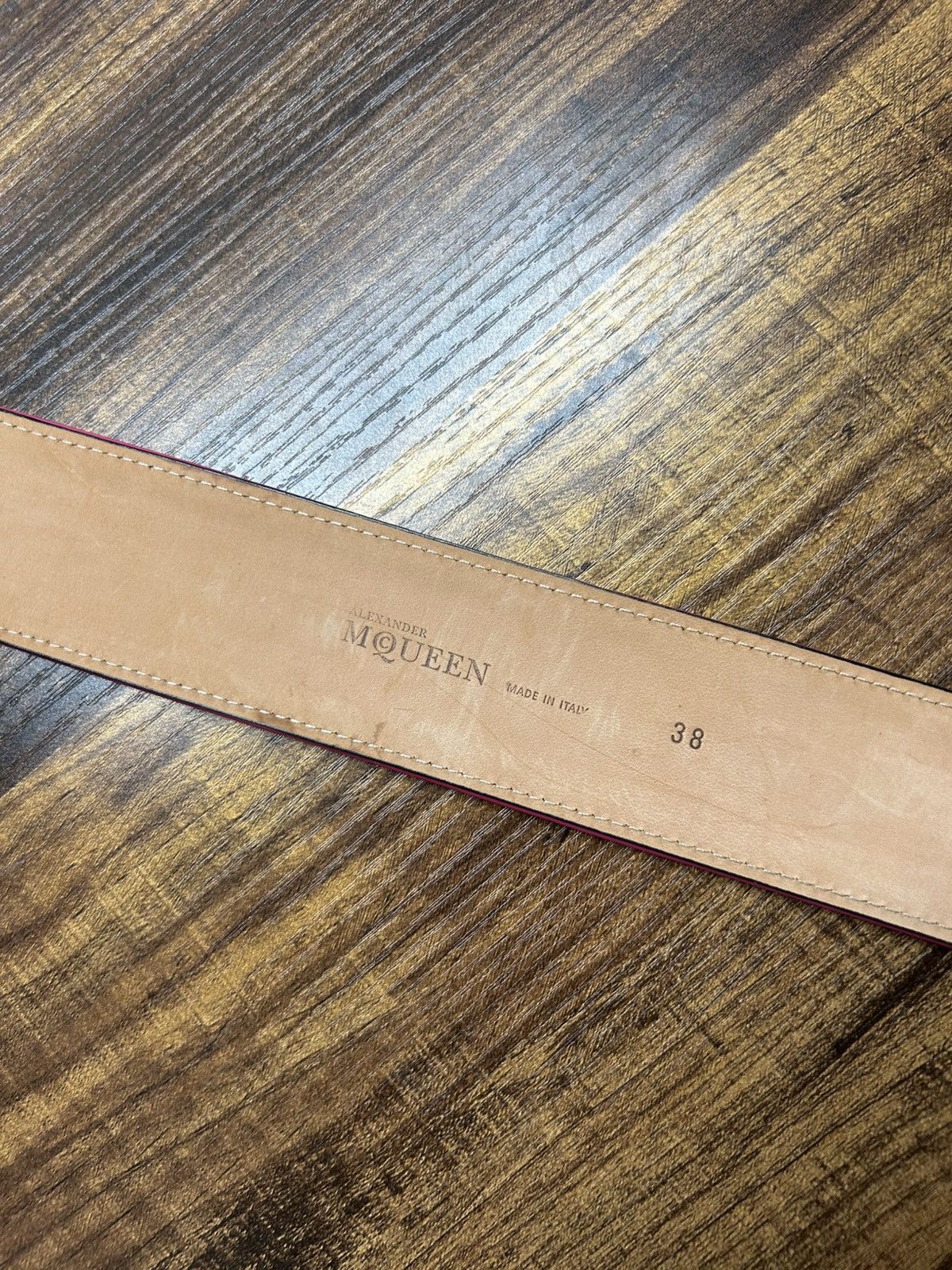Alexander McQueen Alexander McQueen Patent Leather Waistbelt Pink Belt Size ONE SIZE - 7 Thumbnail