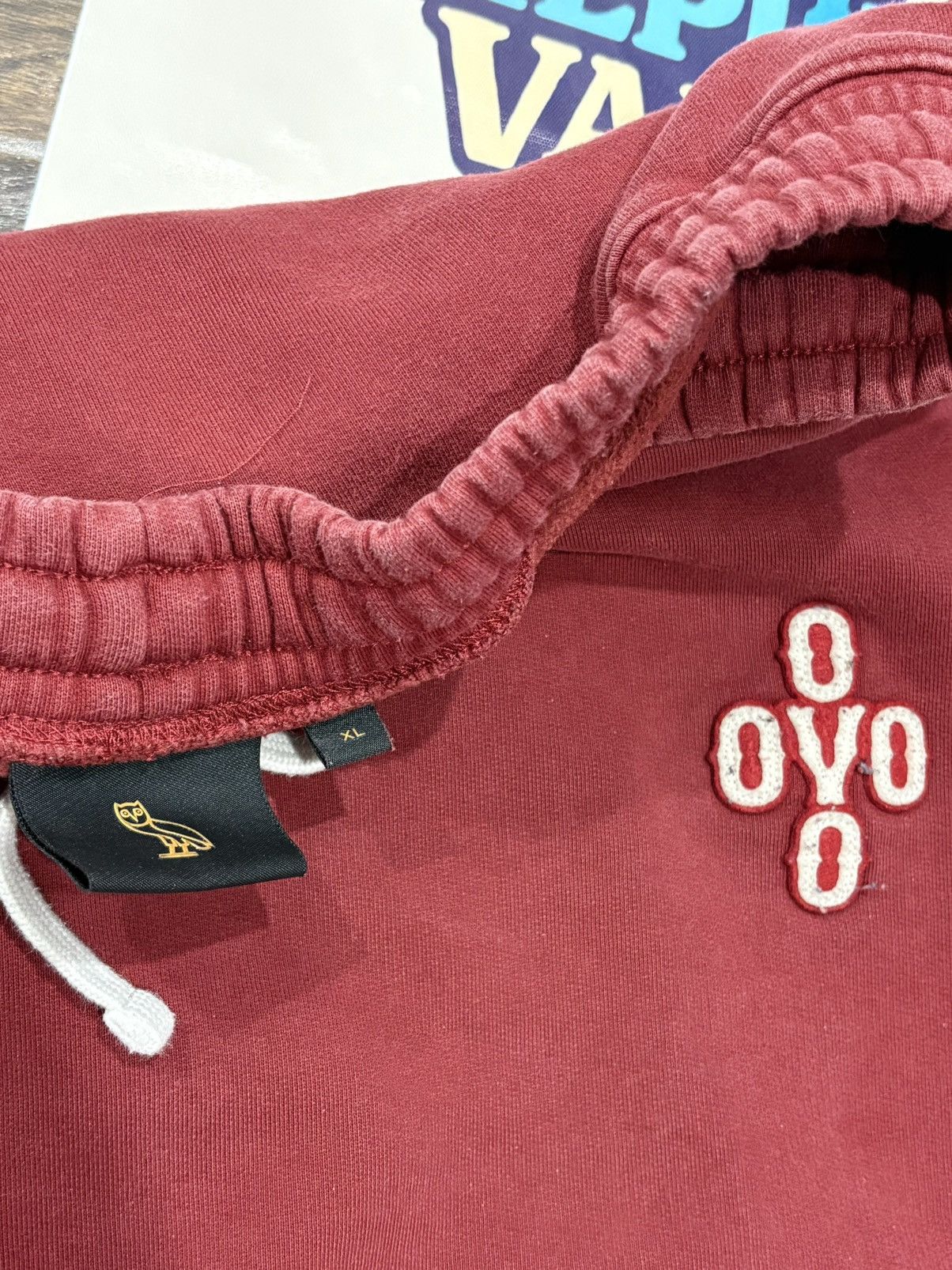 October's Very Own OVO BURGUNDY SWEATPANTS XL Size US 36 / EU 52 - 3 Thumbnail