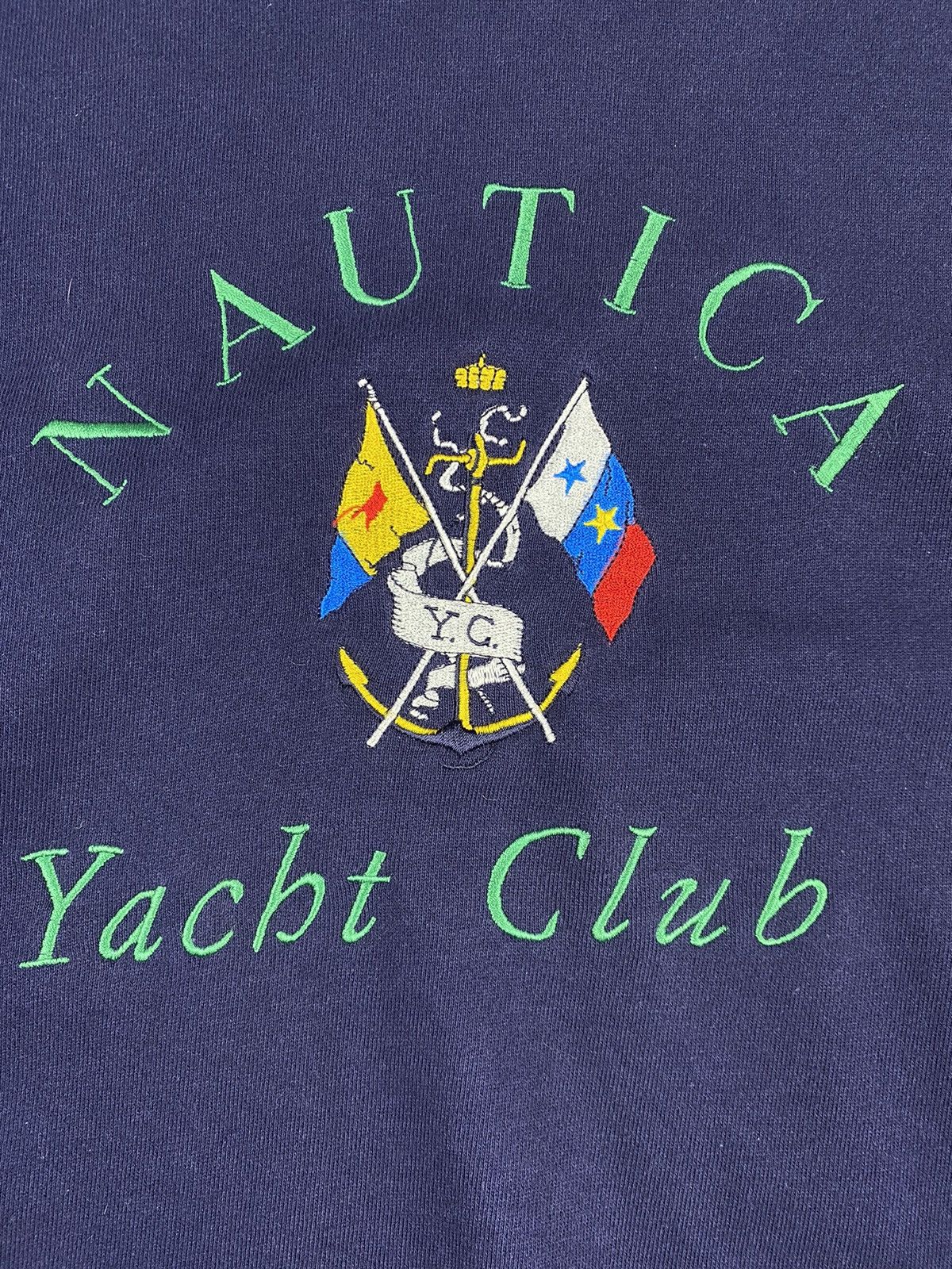 Nautica Vintage 90s Nautica Yacht Club Sweatshirt Size XL Size US XL / EU 56 / 4 - 6 Thumbnail
