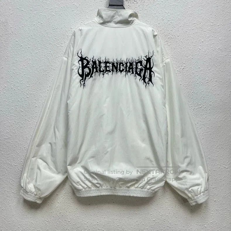 Balenciaga Balenciaga White Dragon Year Embroidered Jacket. Size US XS / EU 42 / 0 - 2 Thumbnail