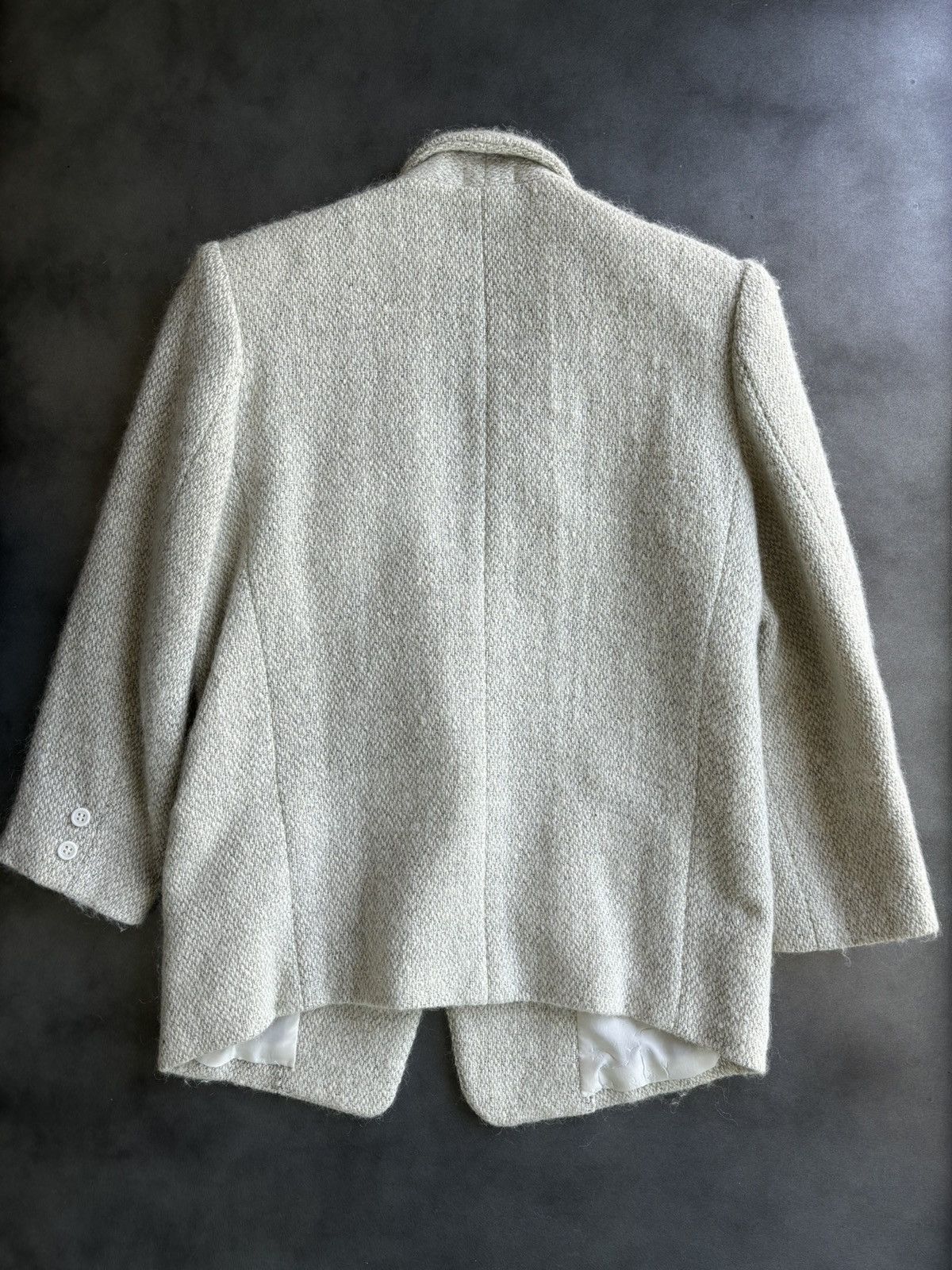 Japanese Brand × Vintage Vintage Bordeaux Rouge Blazer Japan Wool Mohair Sports Coat Size XS / US 0-2 / IT 36-38 - 7 Thumbnail