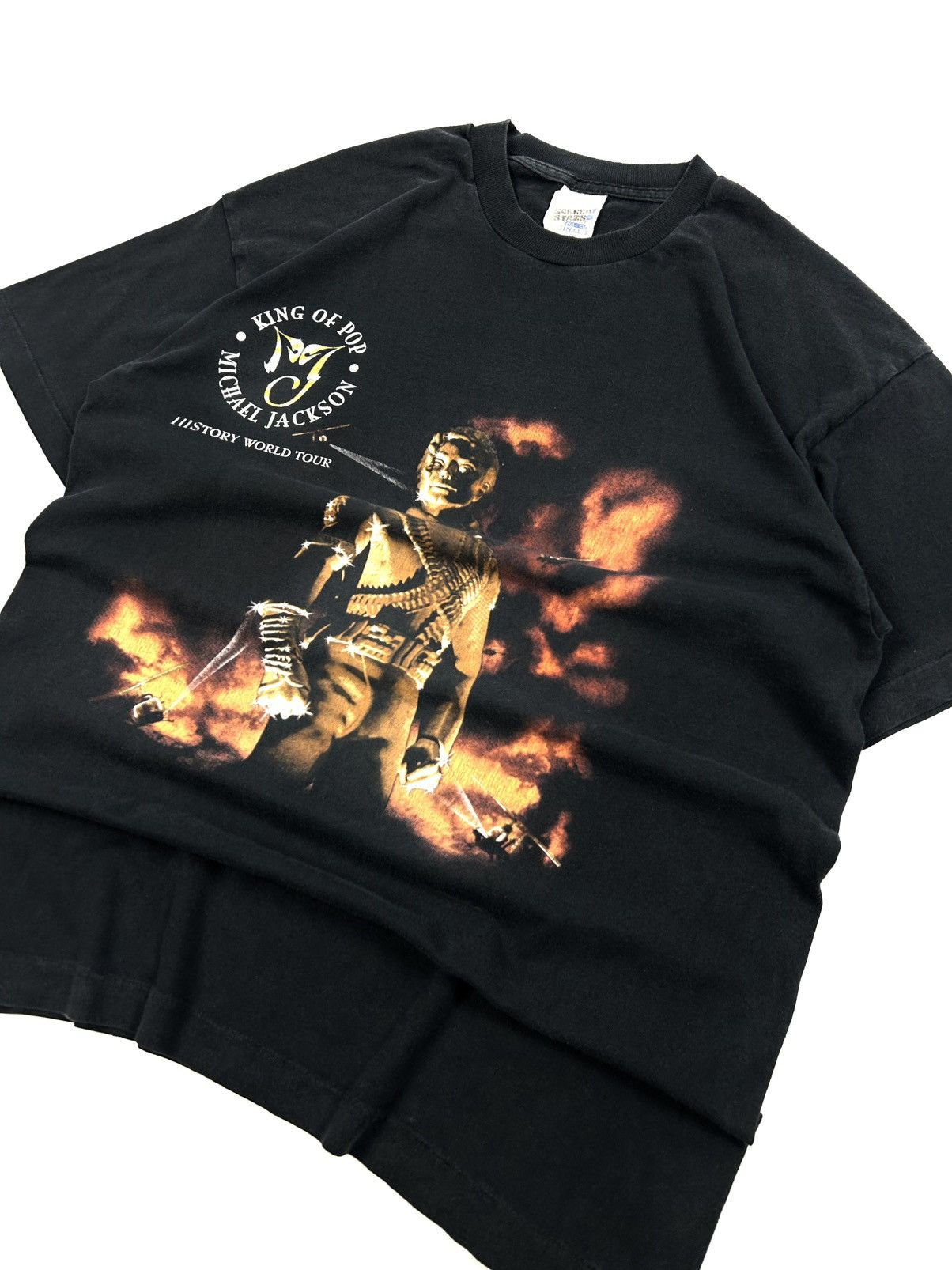 Michael Jackson 1996 Michael Jackson Vintage Tee History World Tour T-Shirt Size US M / EU 48-50 / 2 - 9 Thumbnail