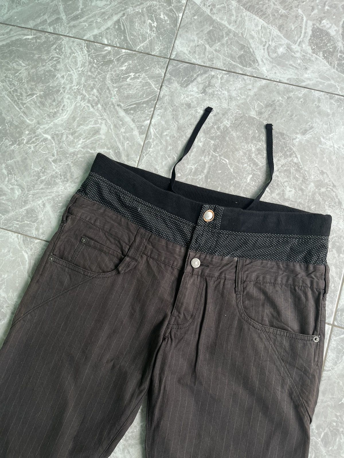 PPFM PPFM Double Waist Pants Size US 33 - 3 Thumbnail