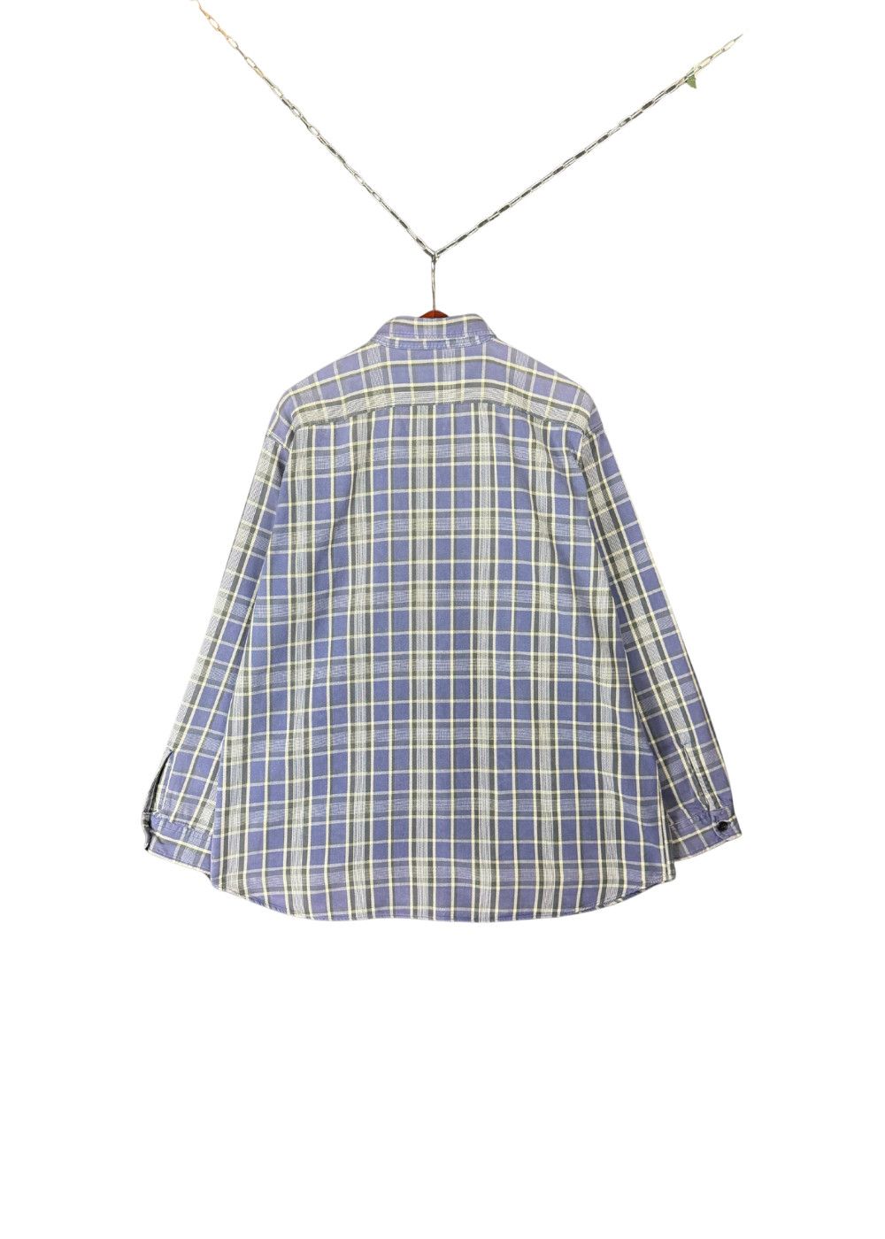vtg Polo Sport Sportsman RL Utility Plaid Work Shirt image 2