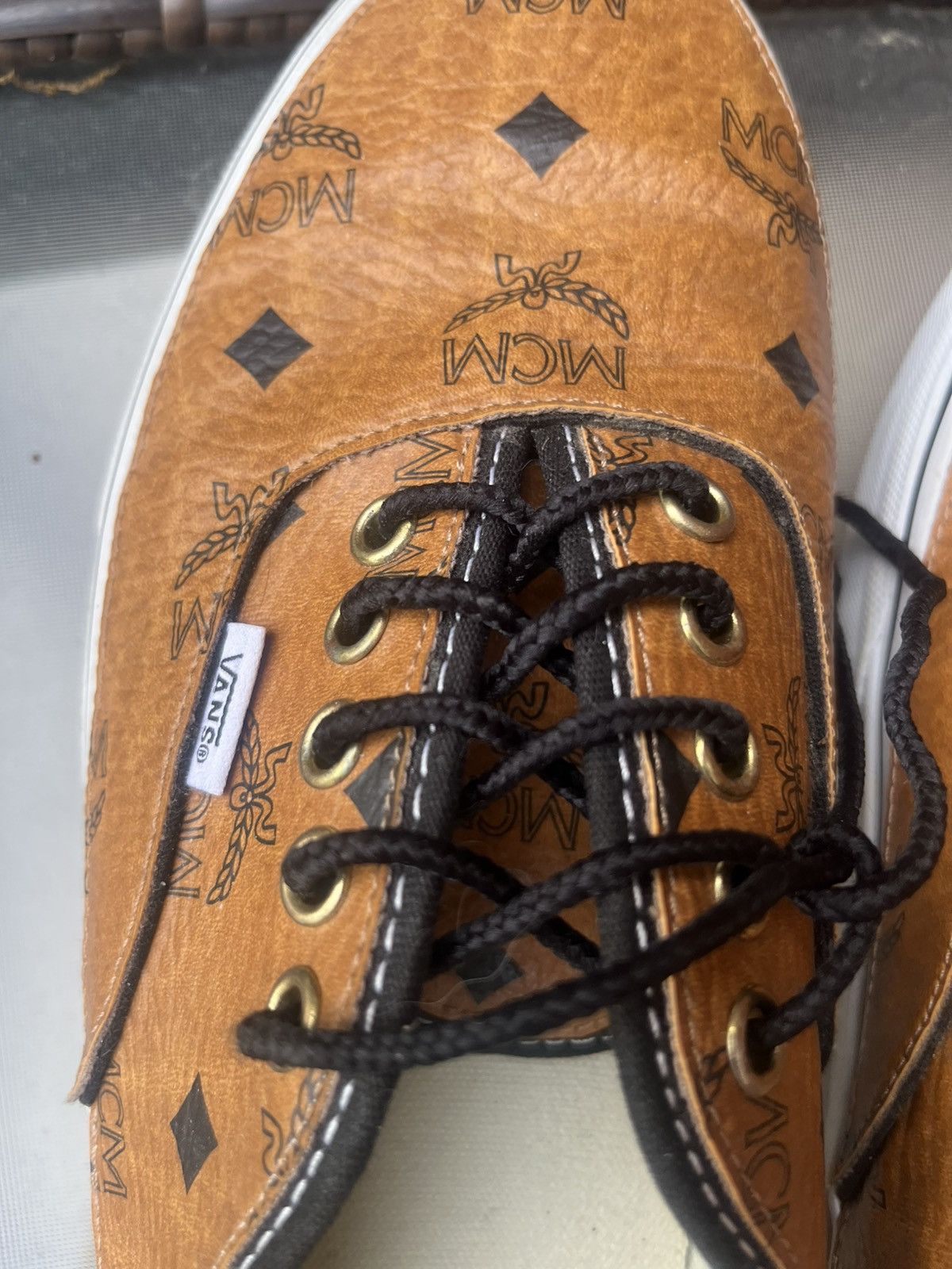 MCM × Vans Custom Made MCM Vans Size US 12 / EU 45 - 9 Thumbnail