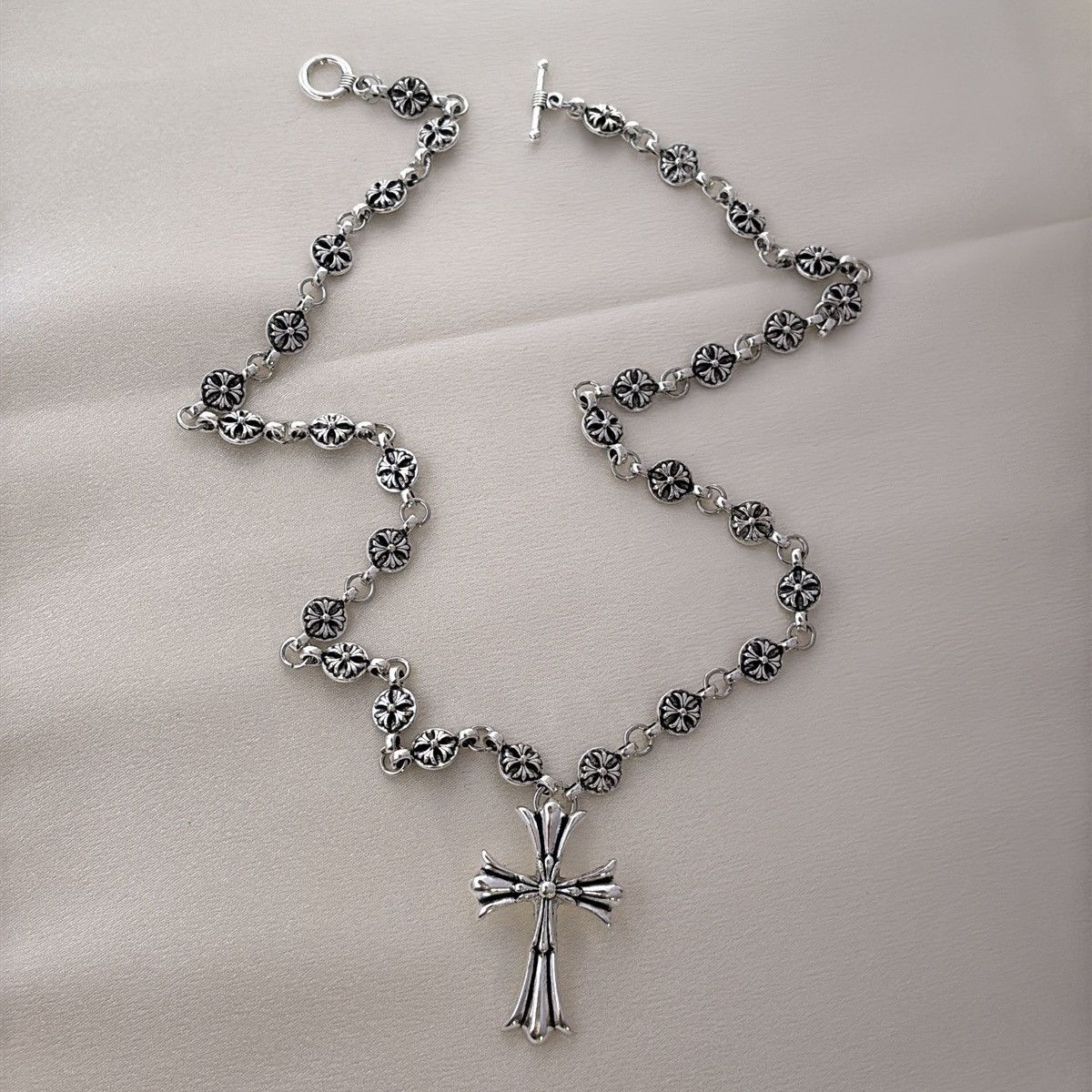 Other Cross Pendant Necklace for Men Women, Streetwear Unisex Size ONE SIZE - 6 Thumbnail