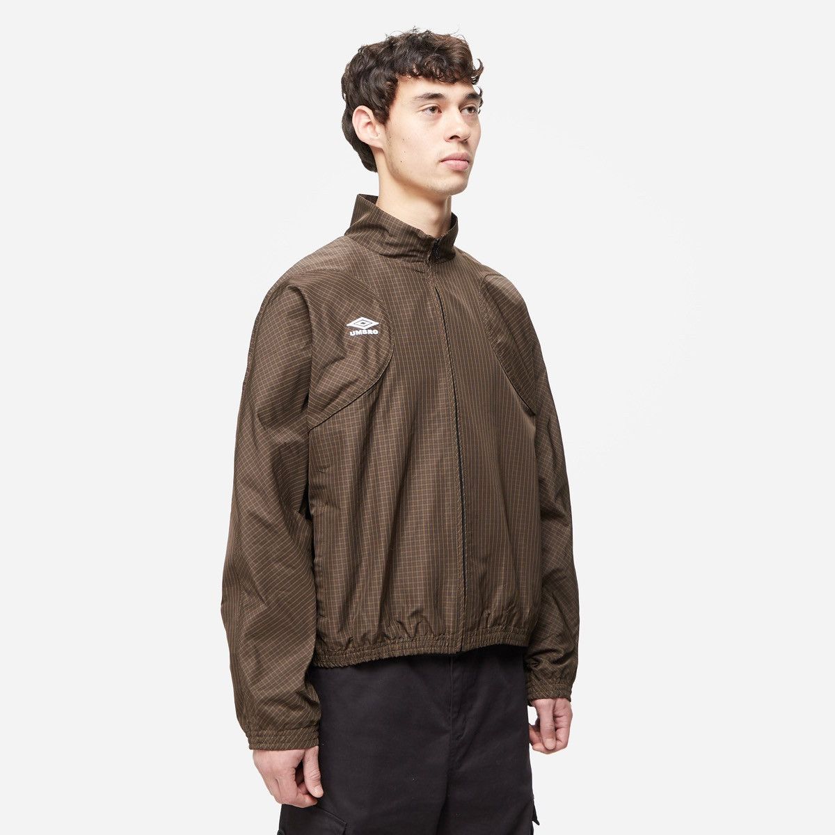 Umbro Umbro Brown Mini Check Track Jacket Size US L / EU 52-54 / 3 - 1 Thumbnail