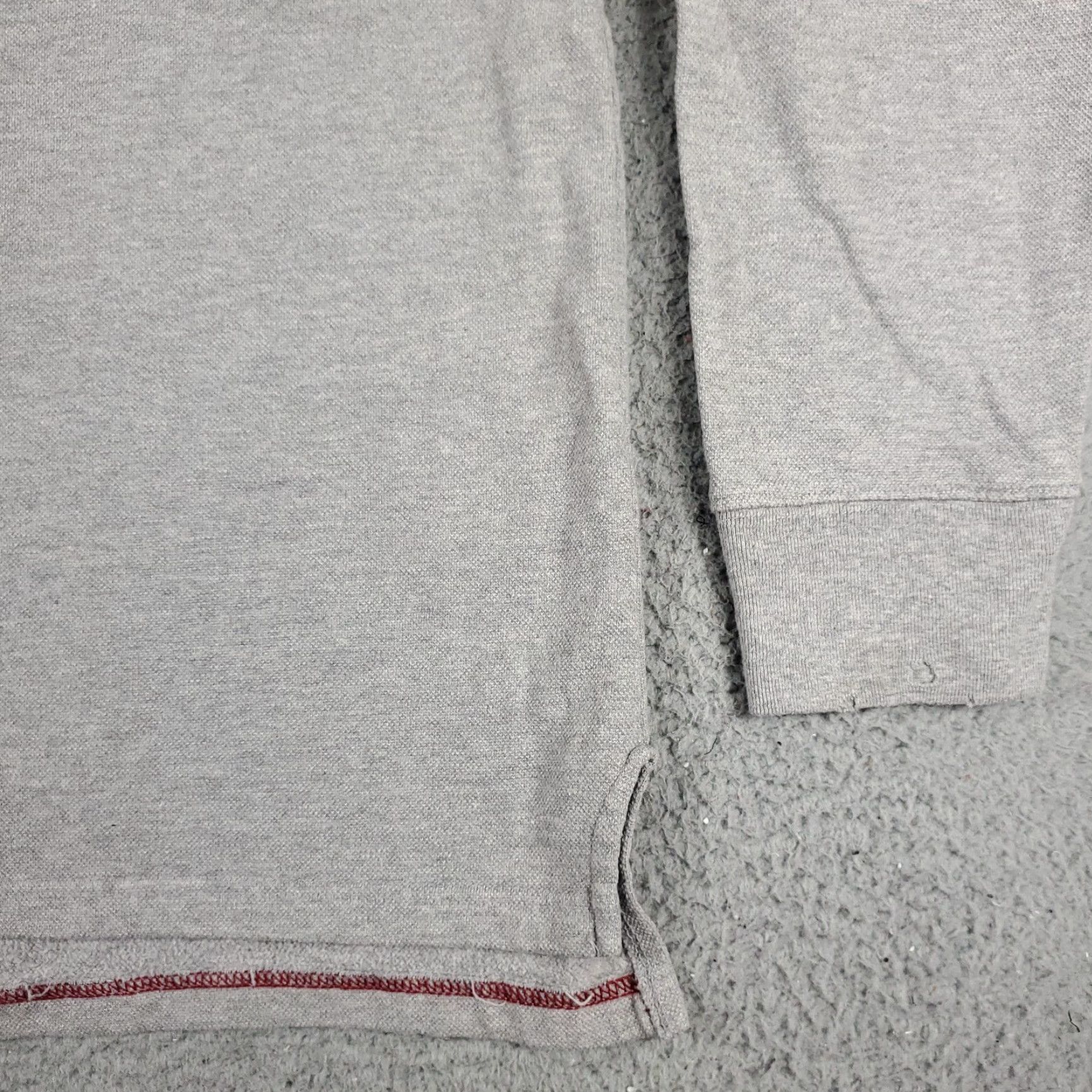 American Eagle Outfitters American Eagle Outfitters Polo Shirt Mens XL Gray Casual Long Sleeve Adult Size US XL / EU 56 / 4 - 4 Thumbnail