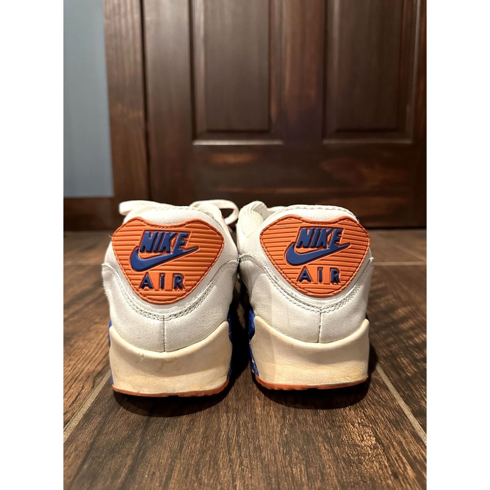 Nike Nike Air Max 90 Premium Sneaker Men Size 10.5 White Size US 10 / EU 43 - 4 Thumbnail