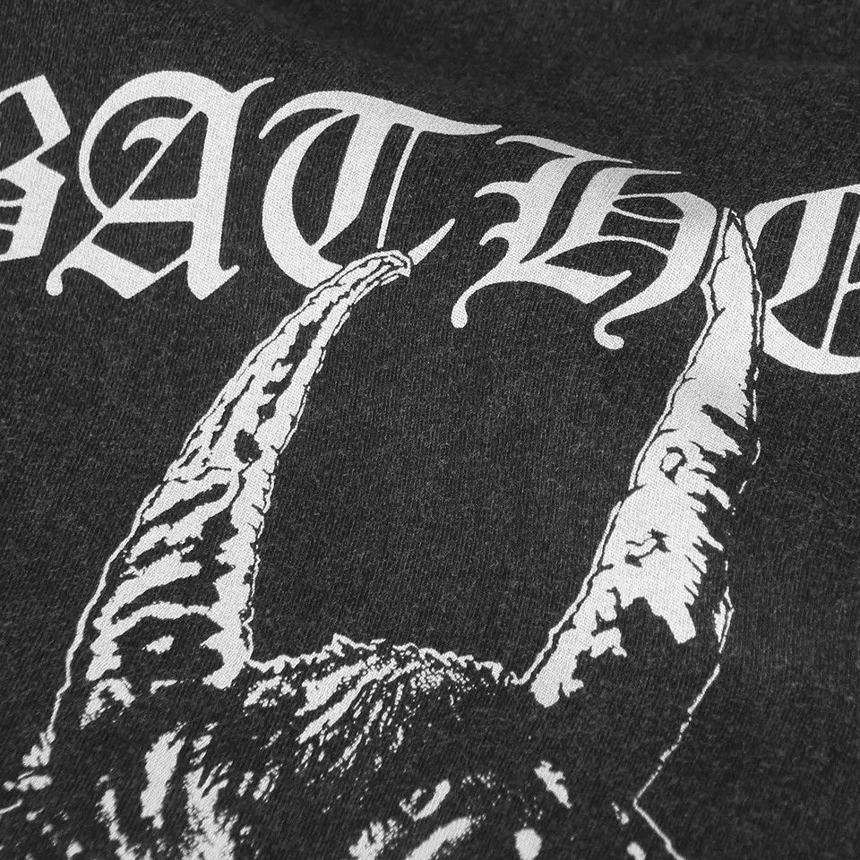Japanese Brand Bathory Printed Short Sleeves T-shirt Black Metal Goat Size US L / EU 52-54 / 3 - 4 Thumbnail