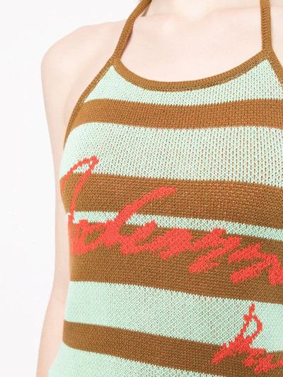Andersson Bell o1mle1224 Halter Knit Top in Multicolor Size M / US 6-8 / IT 42-44 - 5 Thumbnail