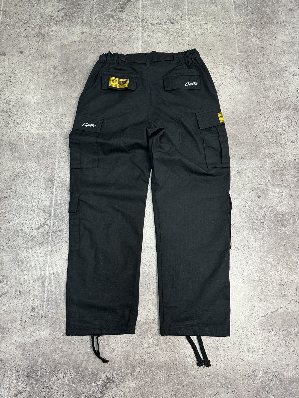 Corteiz Vintage Corteiz Cargo Pants Black Big Logo Size US 32 / EU 48 - 6 Thumbnail