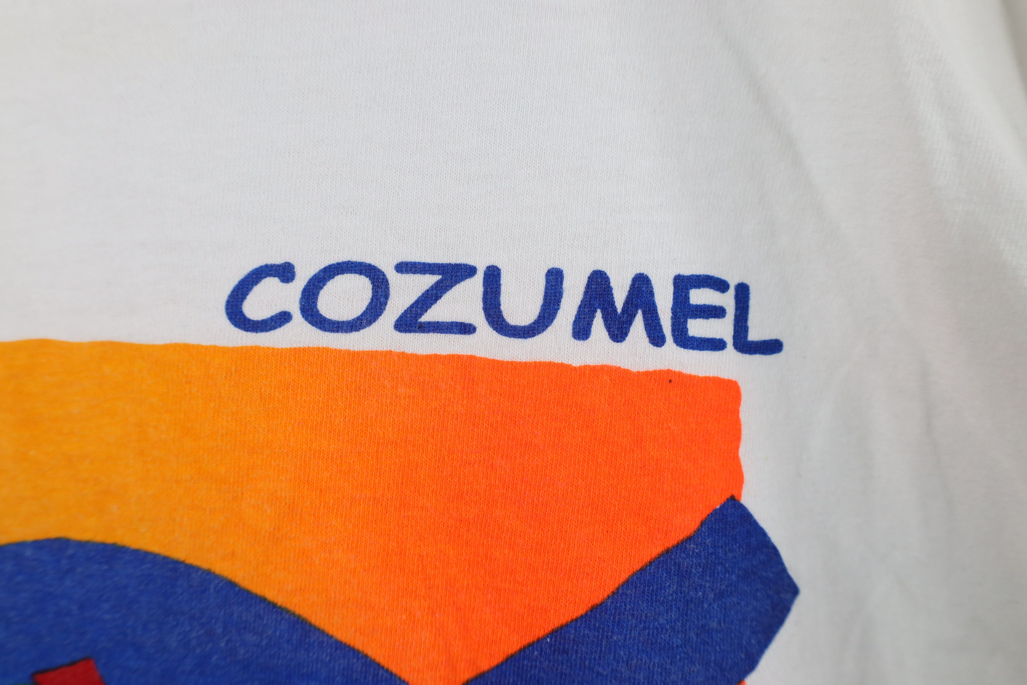 Vintage Vintage 90s Y2K Streetwear Art Fish Cozumel Mexico T-Shirt Size US L / EU 52-54 / 3 - 5 Thumbnail