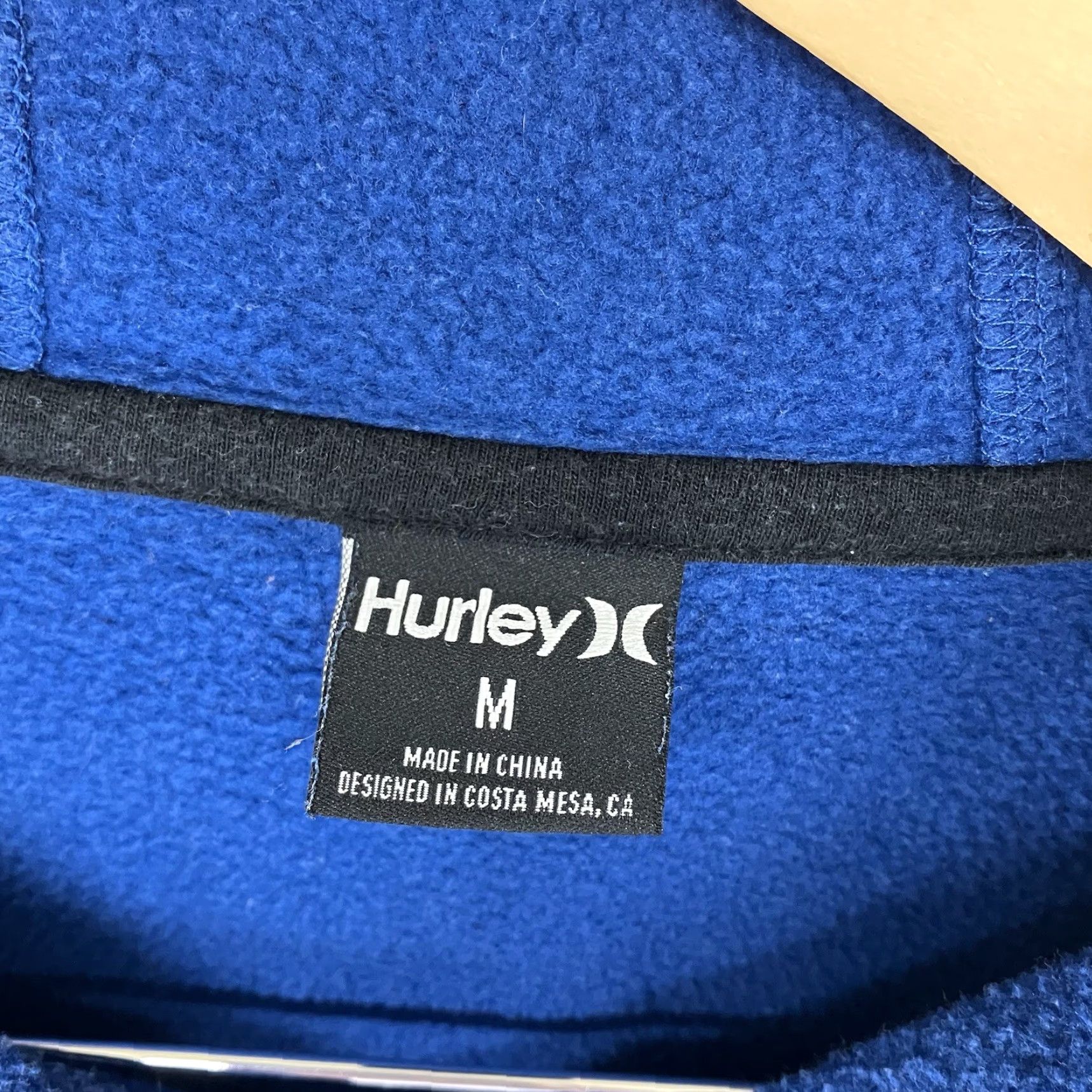 Hurley Hurley Men’s Graphic Hoodie Fleece Sweatshirt Royal Blue Medium Size US M / EU 48-50 / 2 - 4 Thumbnail
