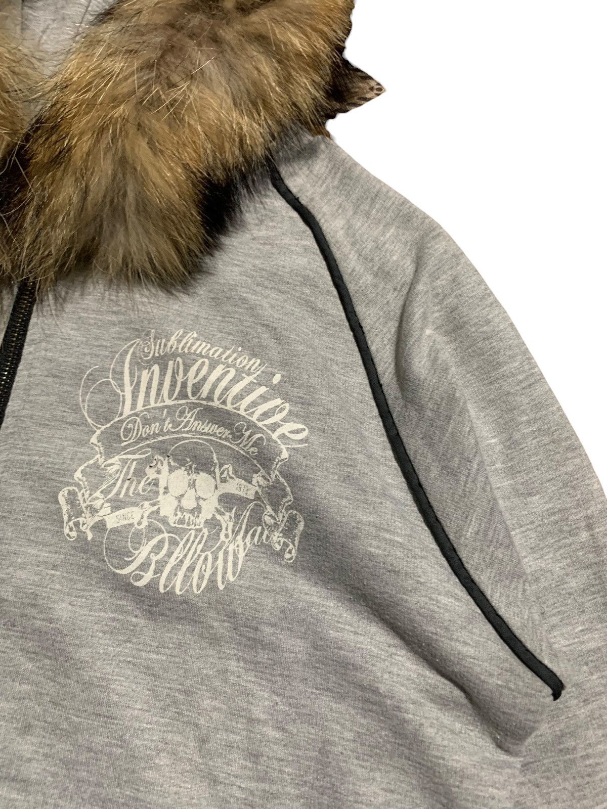 If Six Was Nine In the attic don’t skull poem rock fur hoodie LGB style Size US M / EU 48-50 / 2 - 6 Thumbnail