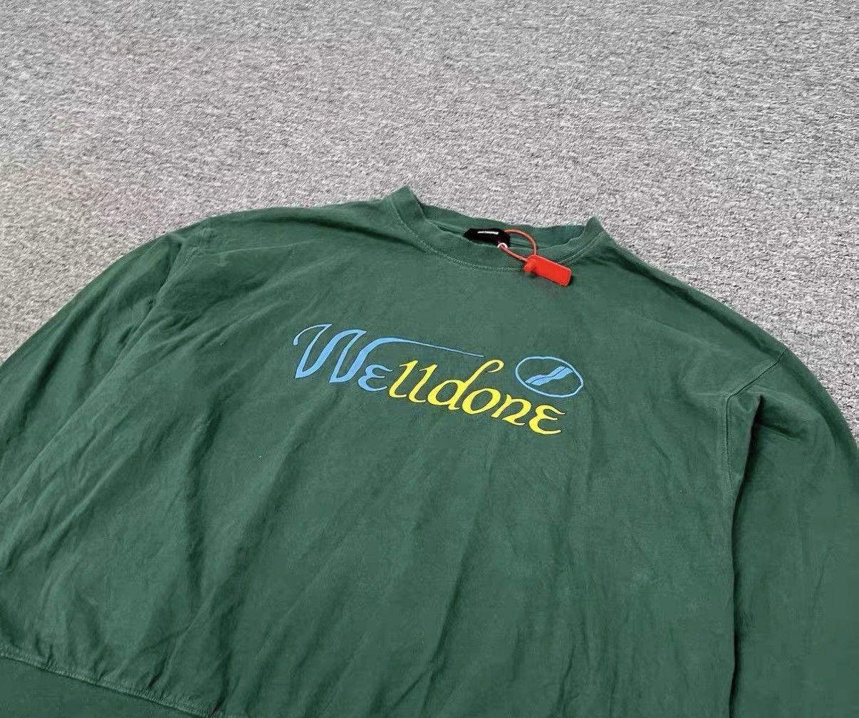 WE11DONE We11Done Large Logo Long Sleeve T-Shirt J16 Size US M / EU 48-50 / 2 - 4 Thumbnail