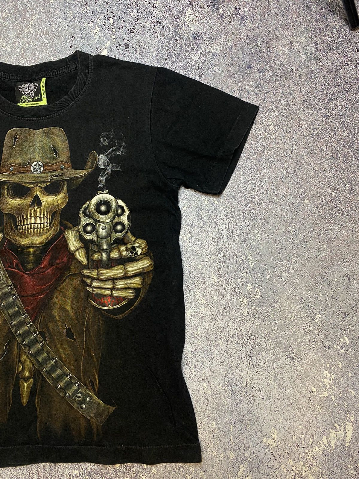 Band Tees × Vintage 💥VINTAGE ROCK EAGLE SKULL TEE Size US S / EU 44-46 / 1 - 2 Thumbnail