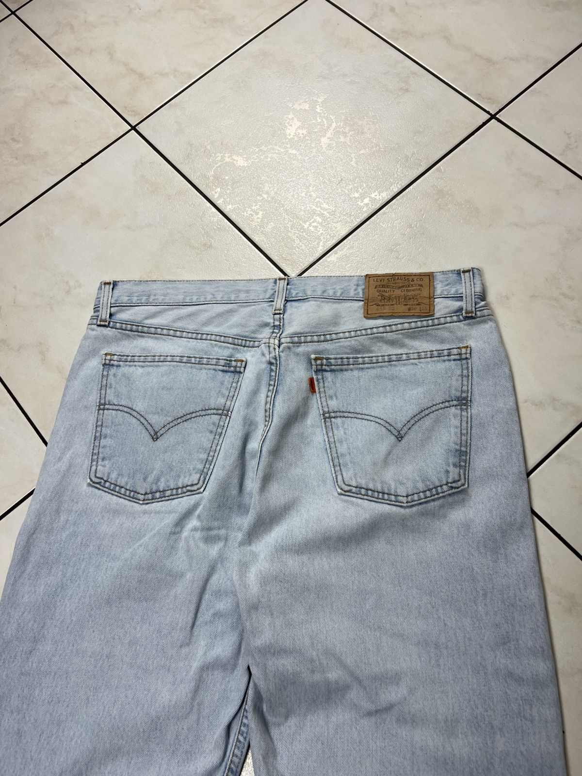 Levi's Vintage 90s Levi’s 615 02 orange tab jeans baby blue denim Size US 38 / EU 54 - 14 Thumbnail