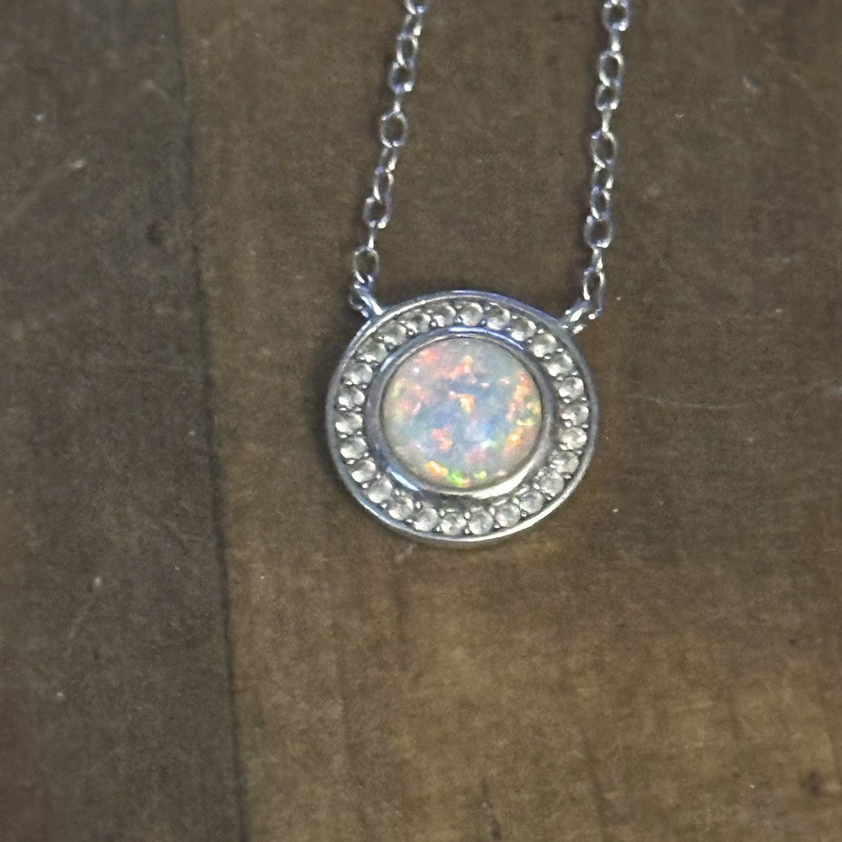 Vintage Vintage 925 silver opal necklace Size ONE SIZE - 3 Thumbnail