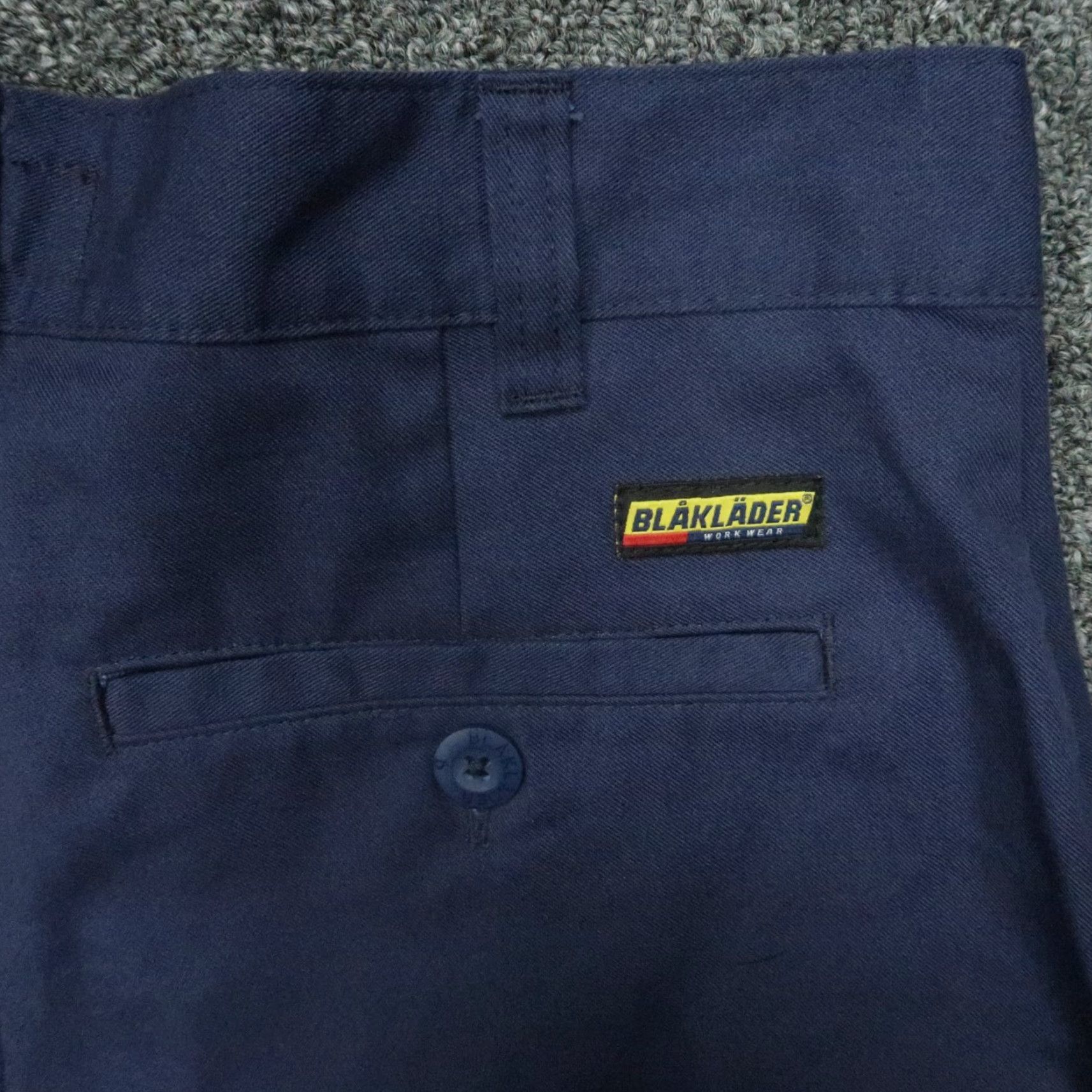 Vintage Blaklader Pants Men 30x32 Blue Cargo Canvas Workwear Utility Pants Size US 30 / EU 46 - 5 Thumbnail