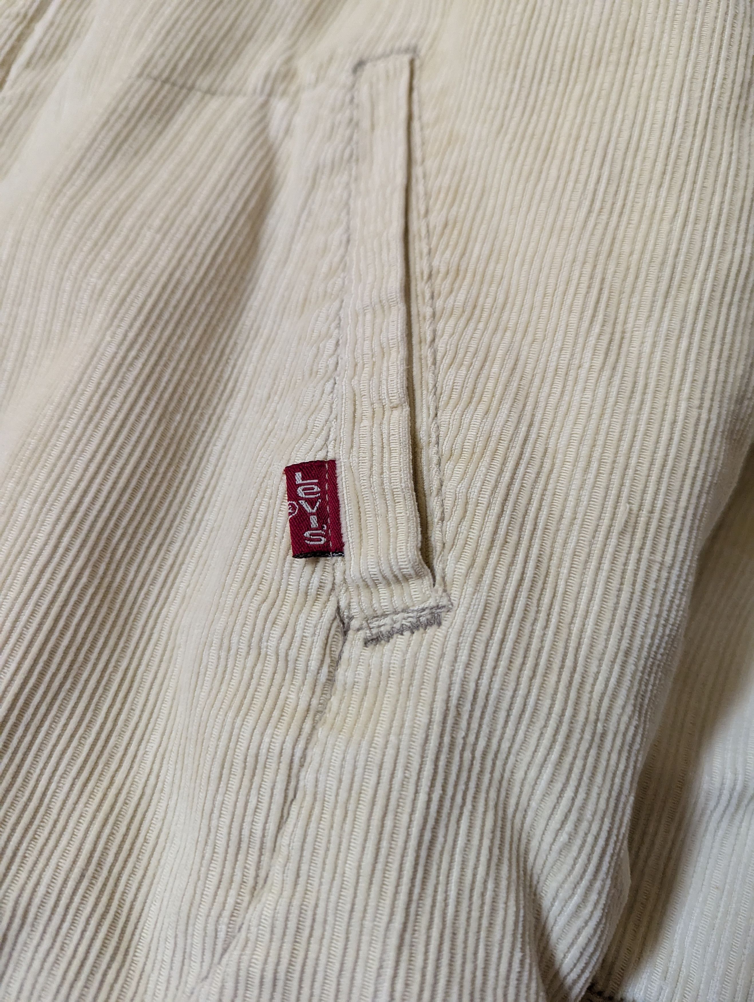 Levi's × Levi's Vintage Clothing × Vintage 1990's Levi's Biege Velvet Courduroy Jacket Size L Size US L / EU 52-54 / 3 - 9 Thumbnail