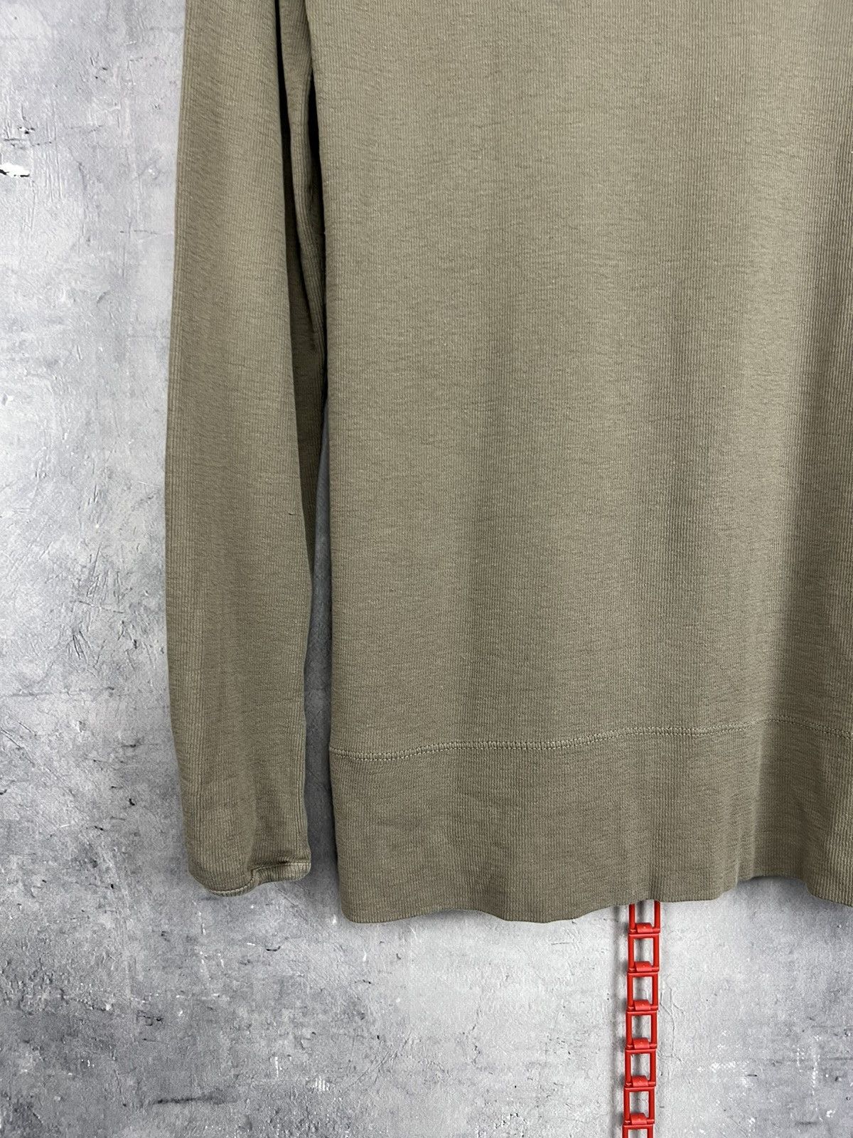 Helmut Lang helmut lang Olive Green long sleeve S Size US 36 / EU 52 - 9 Thumbnail