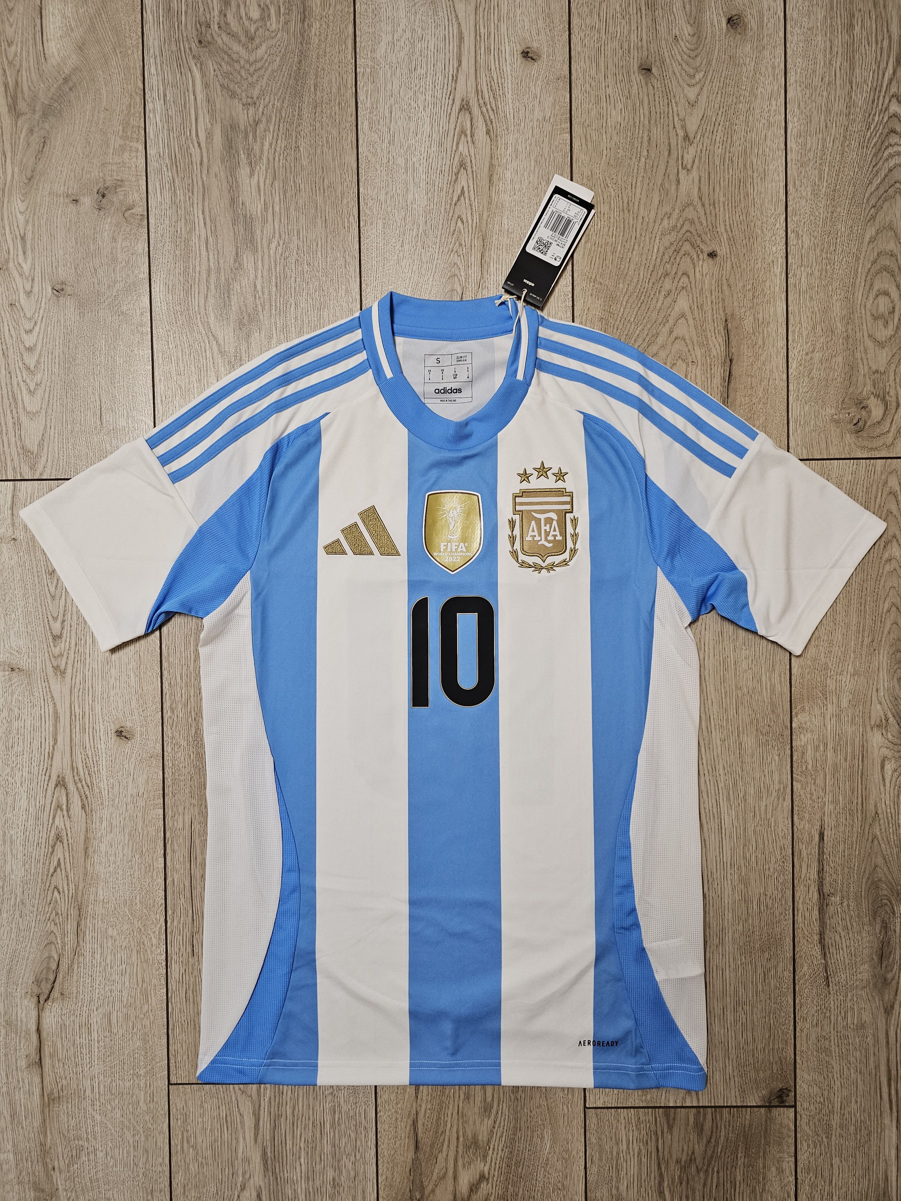 Adidas ARGENTINA 2024 MESSI HOME FOOTBALL SHIRT SOCCER JERSEY Size US S / EU 44-46 / 1 - 1 Thumbnail