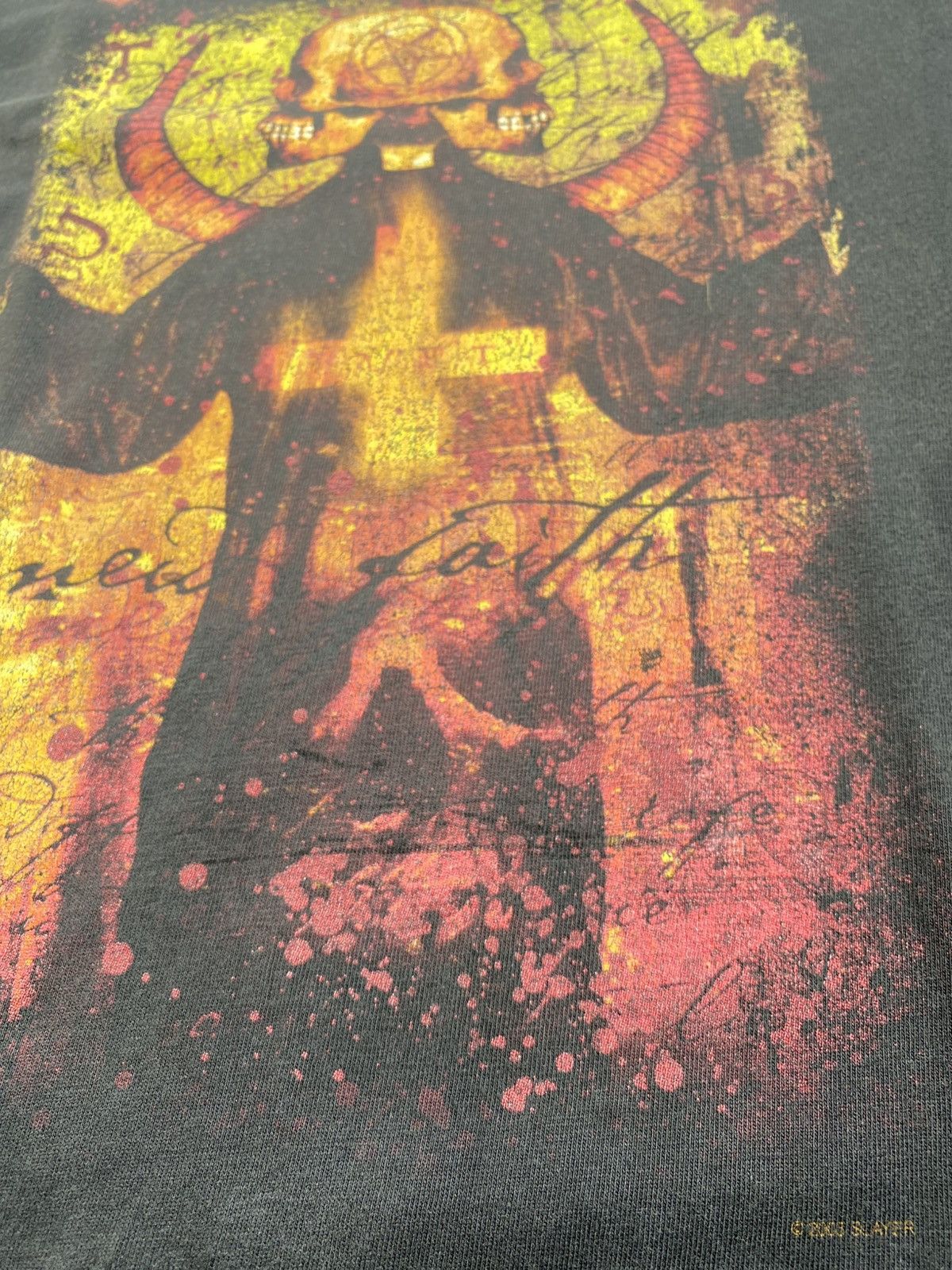 Band Tees Vintage Rare Slayer 2003 Album Tour Thrash Metal Band Size US L / EU 52-54 / 3 - 6 Thumbnail