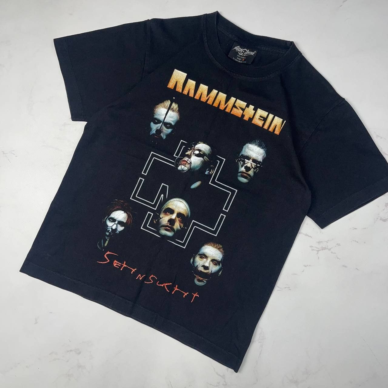 Vintage Vintage X Band Tees 90s Rammstein Sehnsucht T-shirt Sz S Size US S / EU 44-46 / 1 - 1 Thumbnail