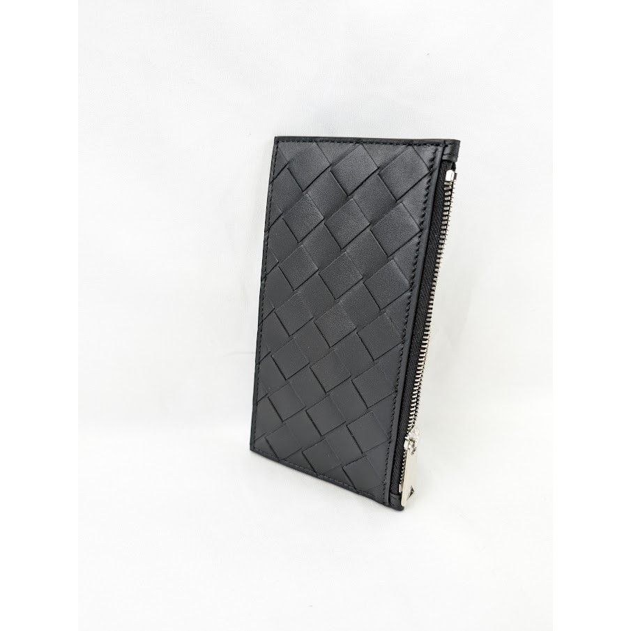 Bottega Veneta o1rshd1 Size: OS / Intreccio Zipper Pouch in Black Size ONE SIZE - 11 Thumbnail