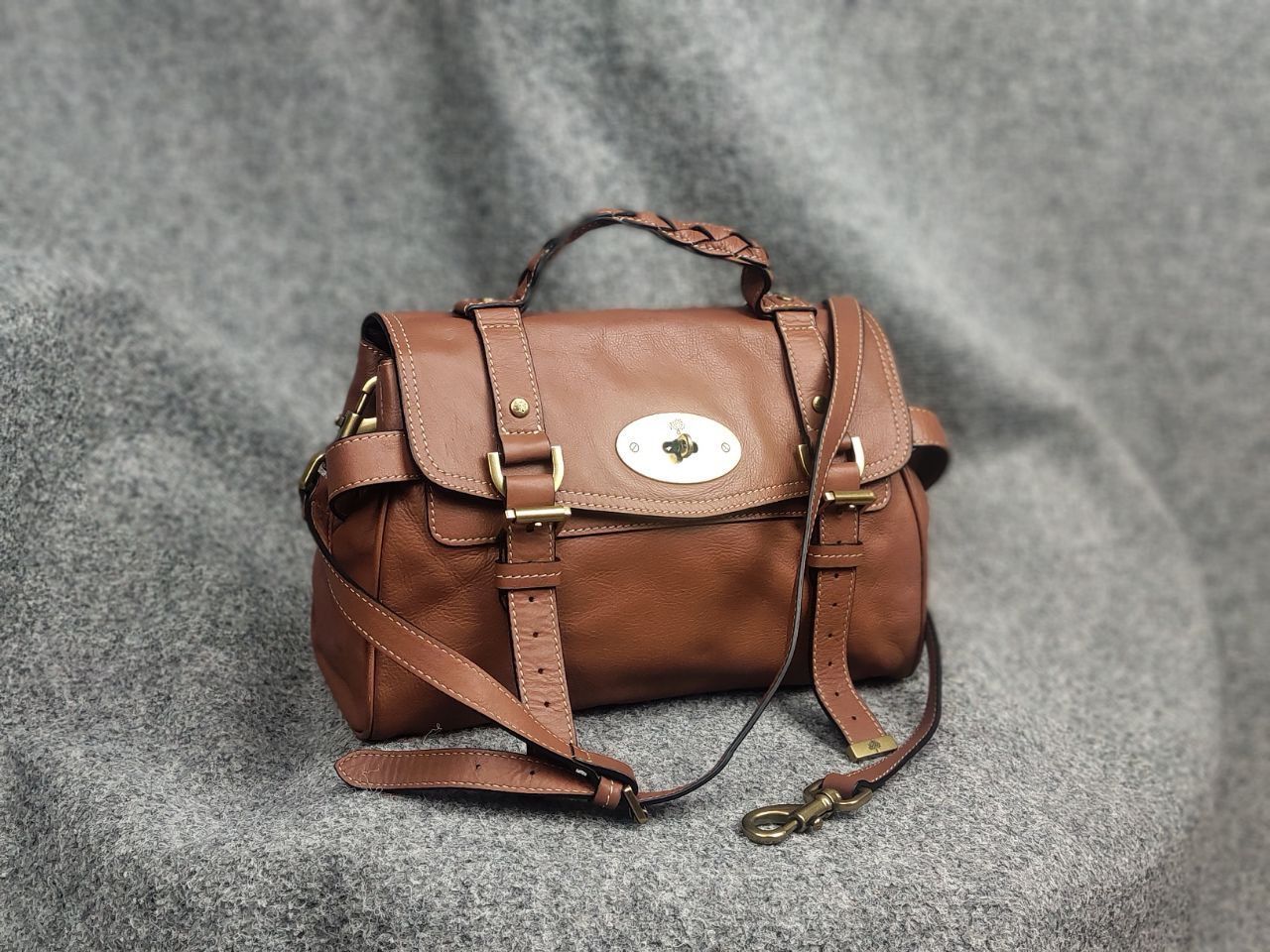 Mulberry Mulberry Alexa Satchel leather shoulder Crossbody HandBag Size ONE SIZE - 2 Thumbnail